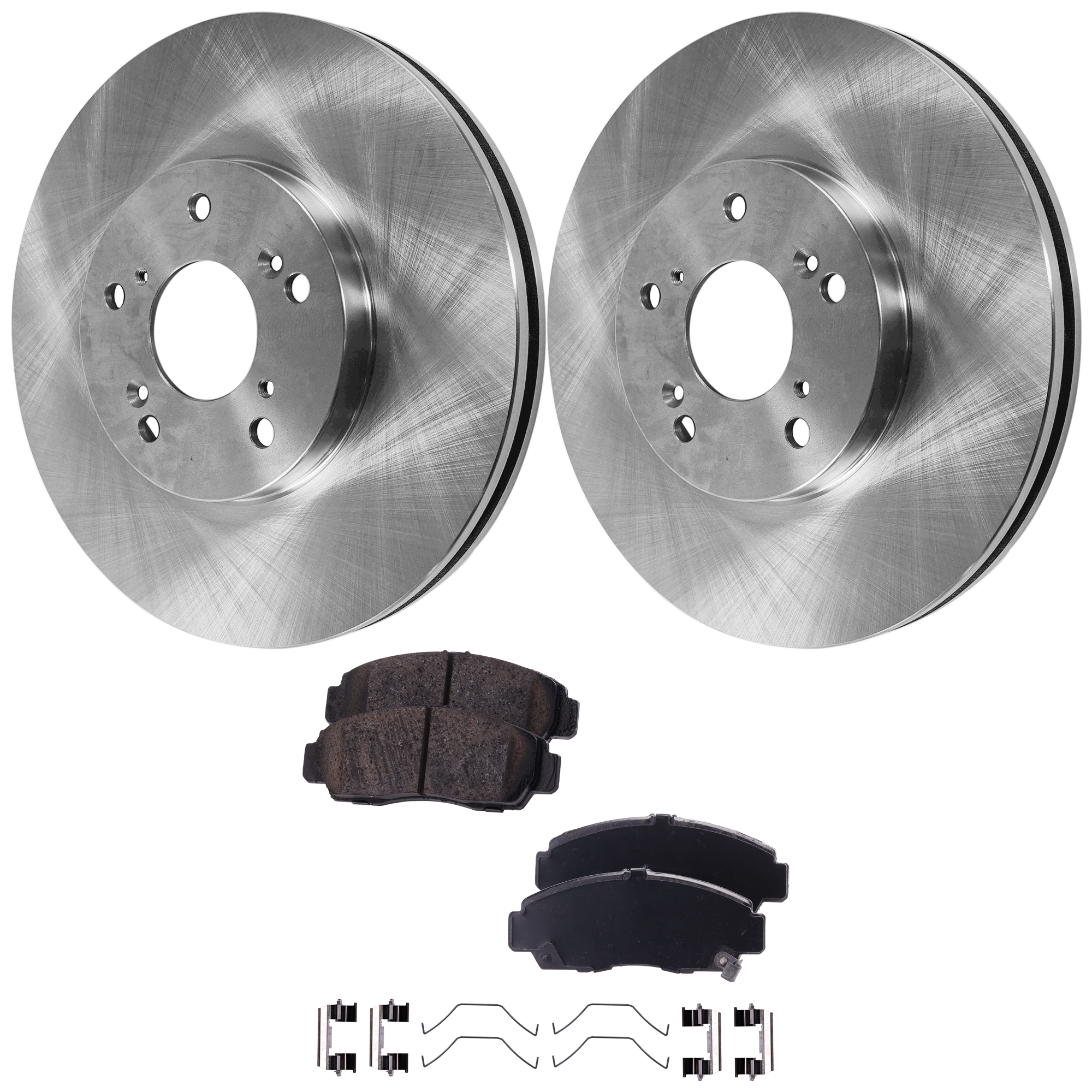 AM TSX 11-14 ACCORD 12-12 FRONT BRAKE DISC AND PAD KIT 4 pc kit SKU KIT 080621-631 OEM 45251S0X000-45022TA0A60-45022T