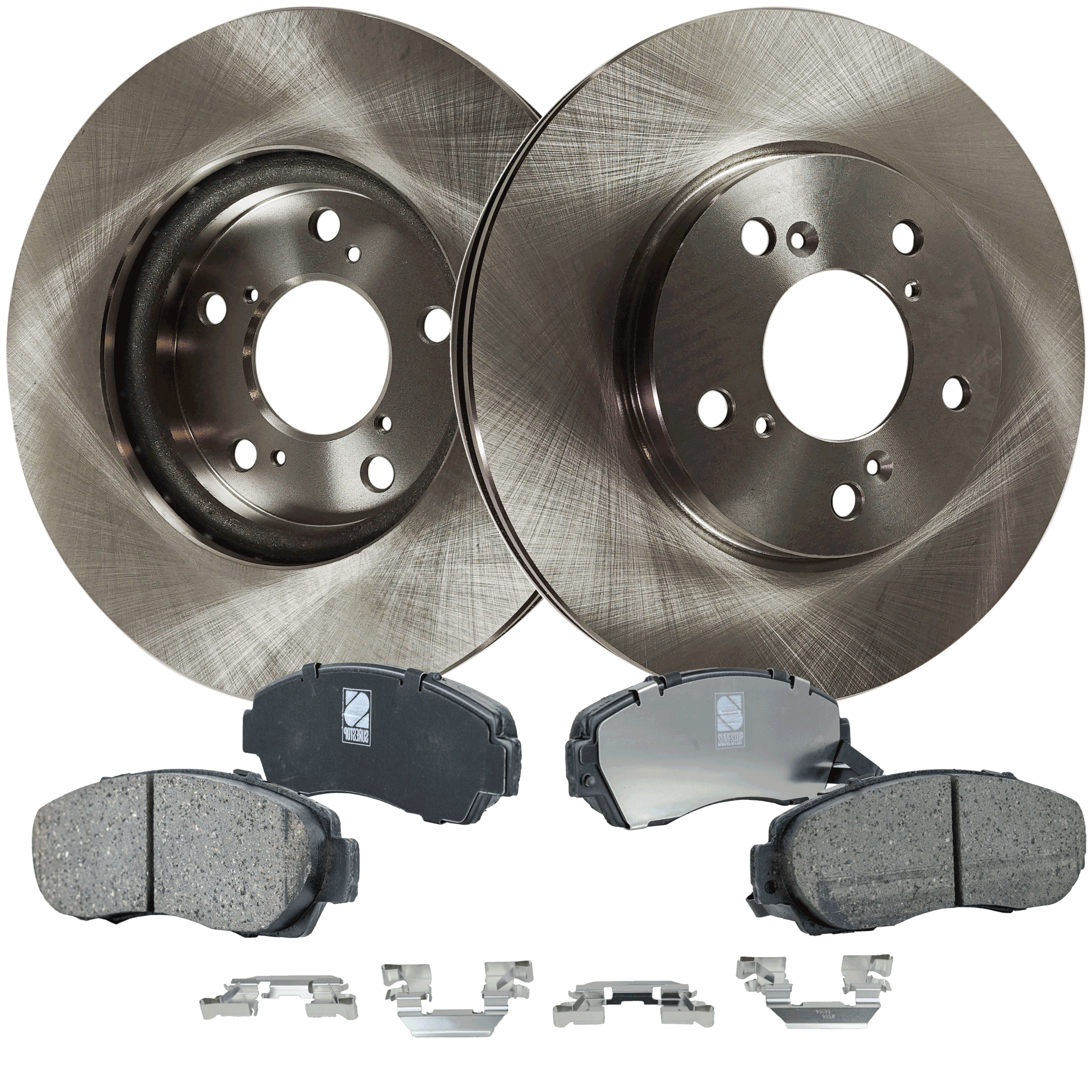 AM ODYSSEY 05-10 FRONT BRAKE DISC AND PAD KIT 4 pc kit SKU KIT 080621-664 OEM 45251SHJA00-3501115XKZ16A 4502