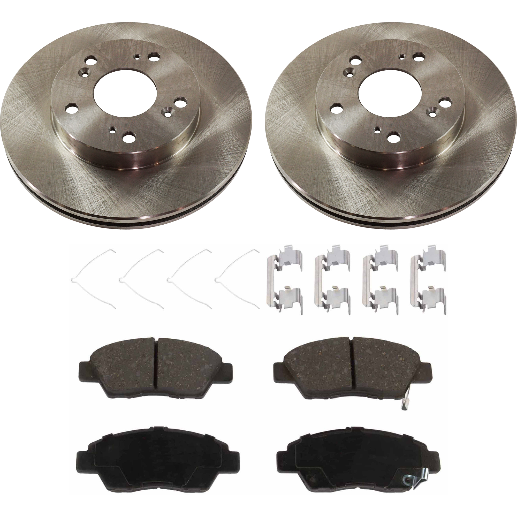 AM CR Z 15-15 FRONT BRAKE DISC AND PAD KIT 4 pc kit SKU KIT 080621-665 OEM 45251S6M000-45251S7AJ10-45251S