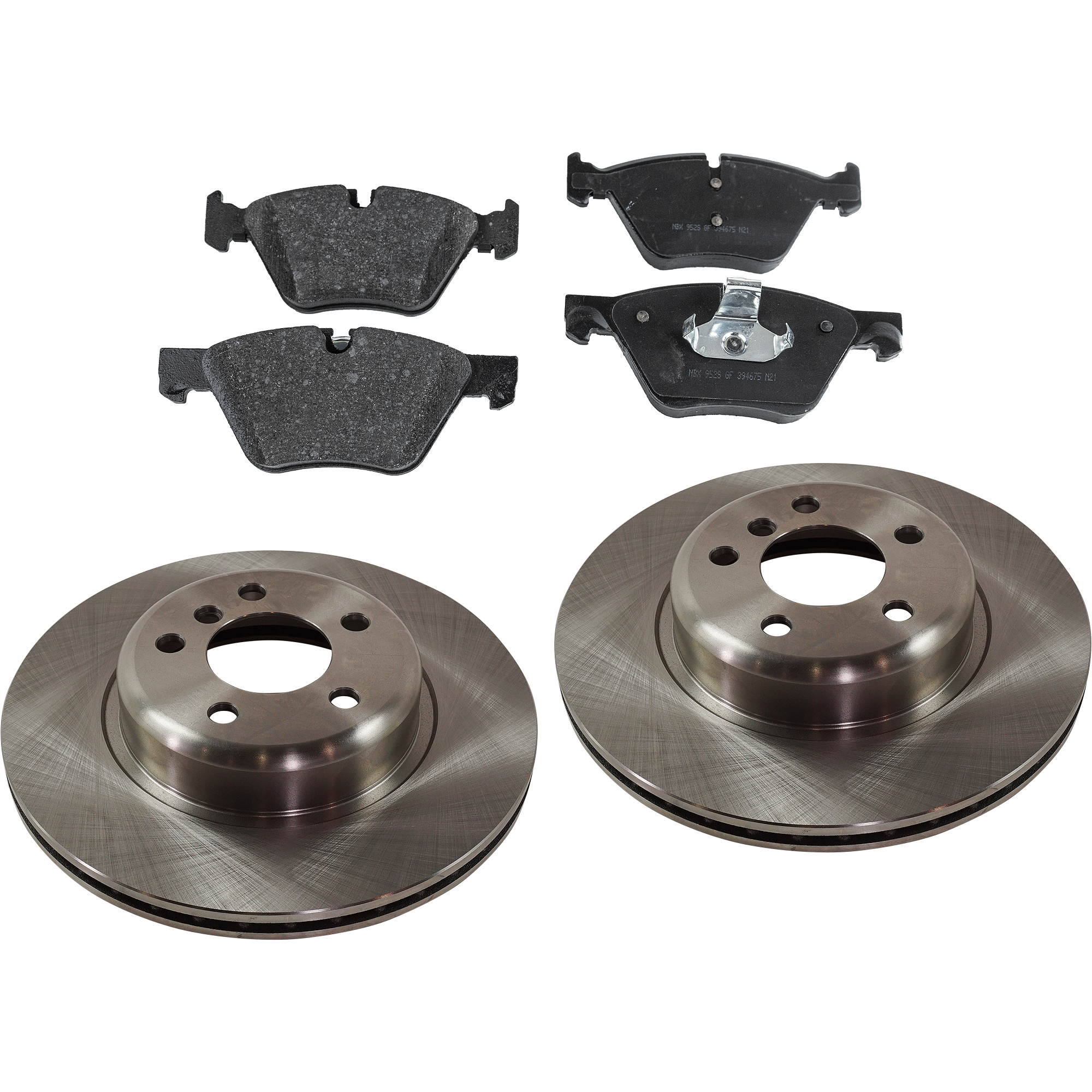 AM 528I 11-16-528I XDRIVE 12-16 FRONT BRAKE DISC AND PAD KIT 4 pc kit SKU KIT 080621-736 OEM 34116775310-34116796844-341168