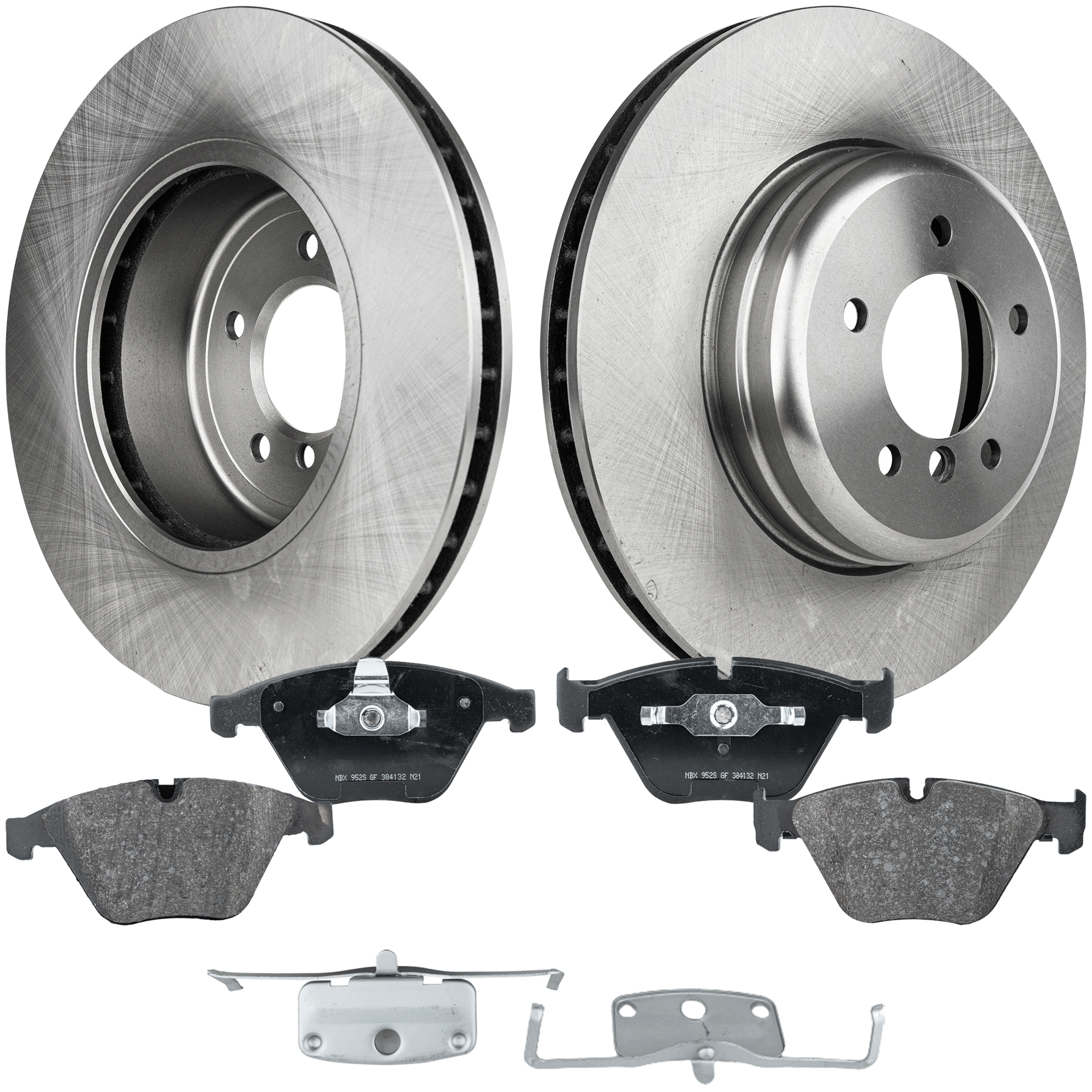 AM 5 SERIES 04-10 FRONT BRAKE DISC AND PAD KIT 4 pc Kit SKU KIT 080621-738 OEM 45407-850046-60031063-45407G 9