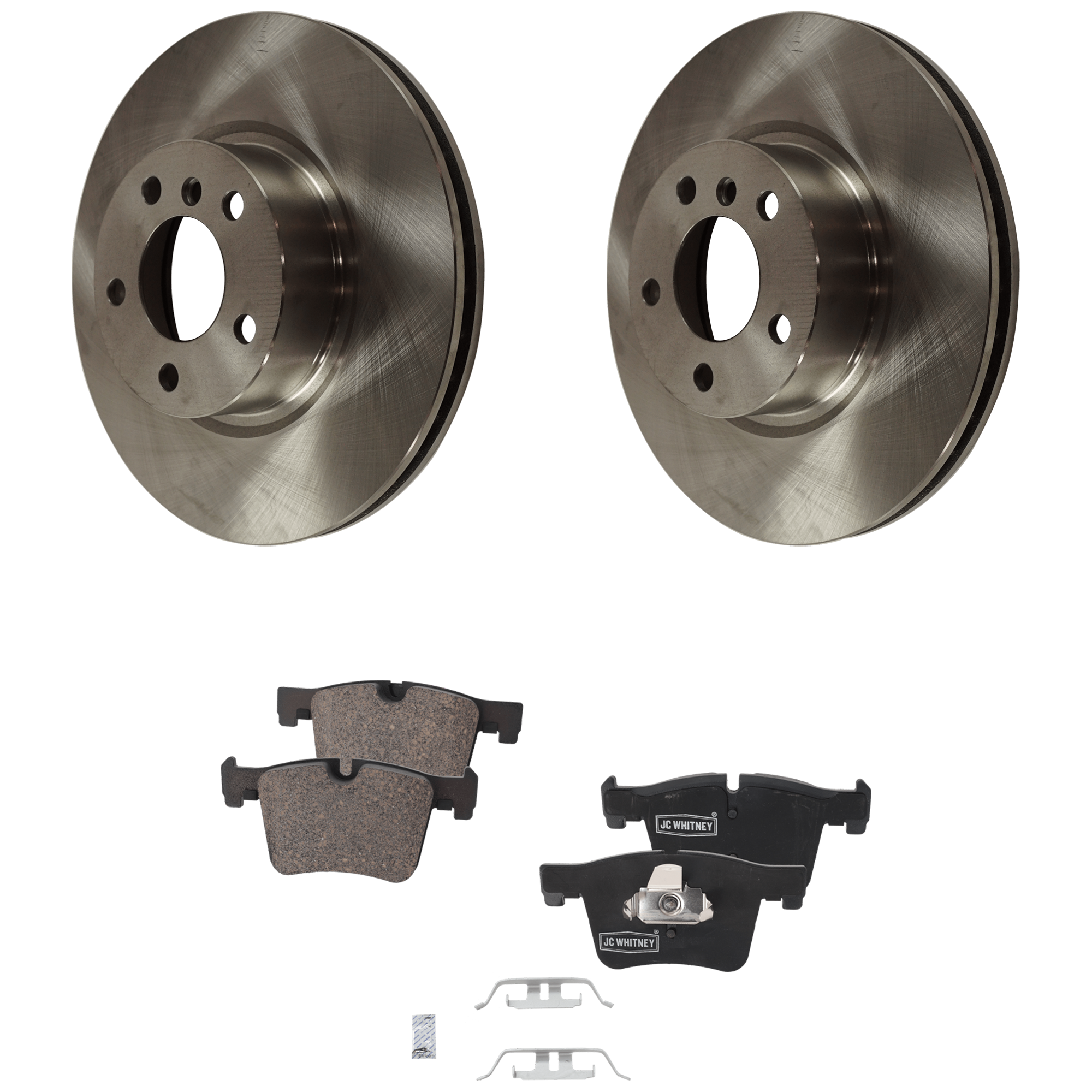 AM X3-12-17 X4-15-18 FRONT BRAKE DISC AND PAD KIT 4 pc kit SKU KIT 080621-747 OEM 34106787490-34106879122-341067