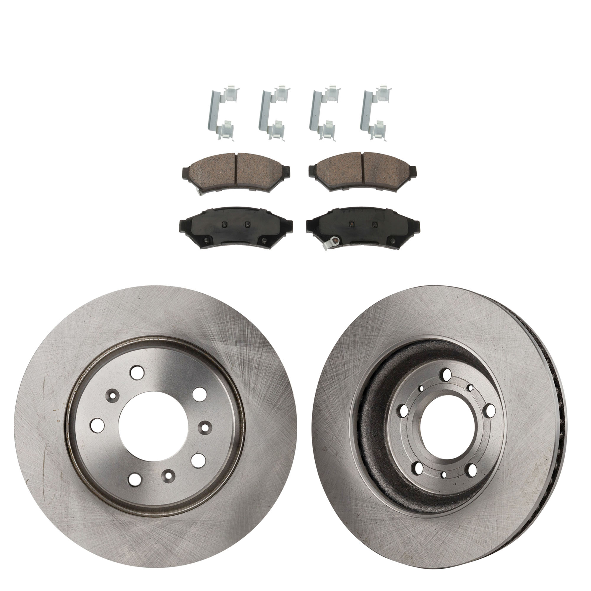 AM LACROSSE 05-09 FRONT BRAKE DISC AND PAD KIT 2 Wheel Set SKU KIT 080621-755 OEM 180-486-981-912-138-000-000-000-000