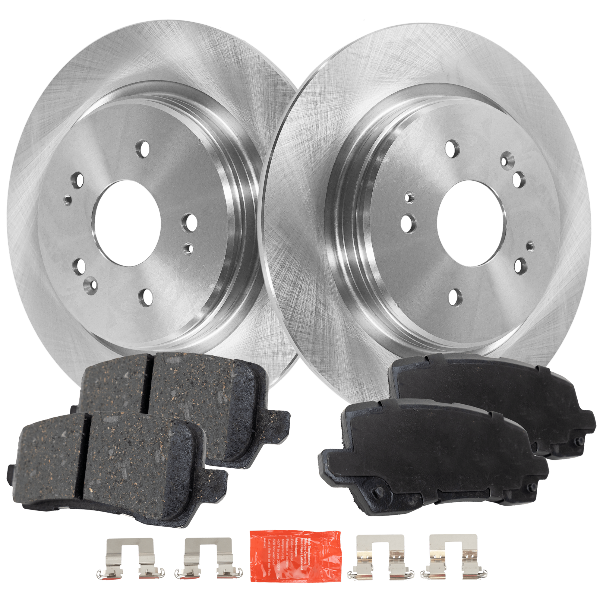 AM TLX 15-20 REAR BRAKE DISC AND PAD KIT 4 pc kit SKU KIT 080621-768 OEM 45913-850510-981063-60058029-9