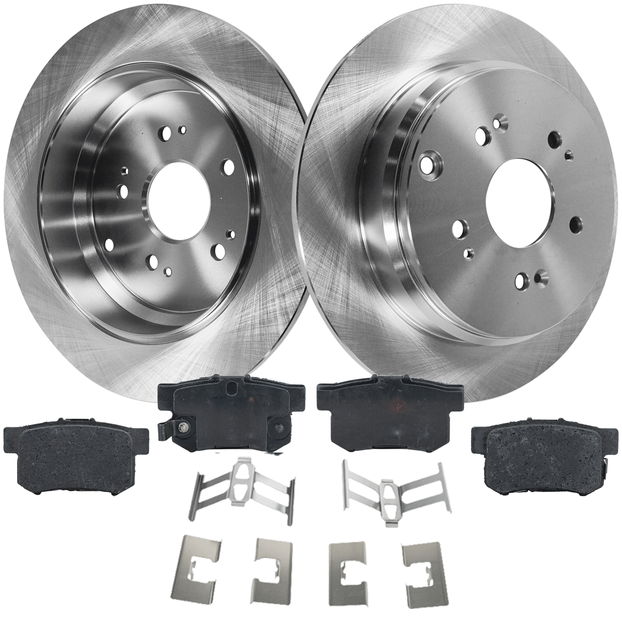 AM RDX 07-12 REAR BRAKE DISC AND PAD KIT 4 pc kit SKU KIT 080621-784 OEM 42510SCAE50-42510S9AE50-42510S