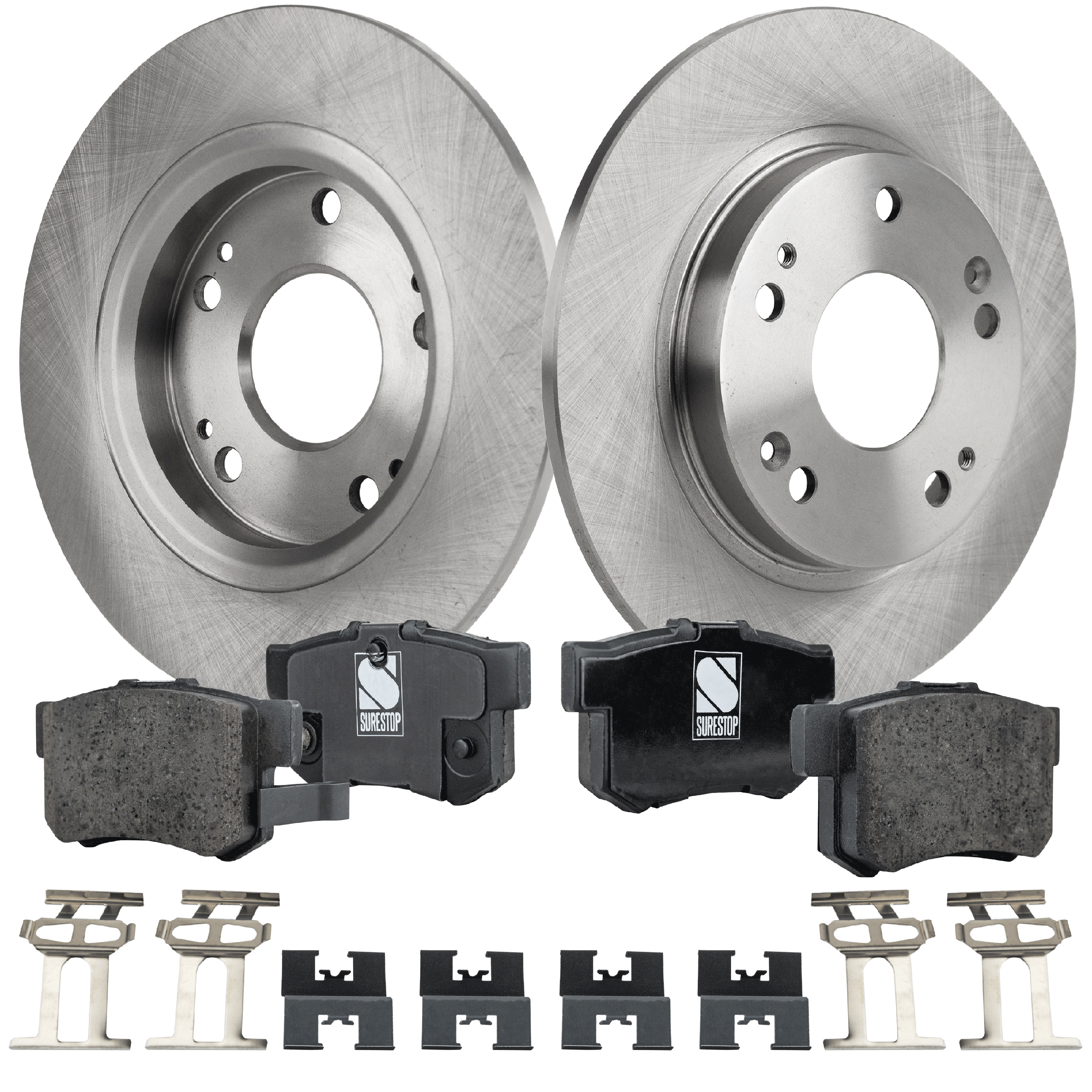 AM CR Z 15-15 REAR BRAKE DISC AND PAD KIT 2 Wheel Set SKU KIT 080621-789 OEM 31589-44726-44773-850263-90107
