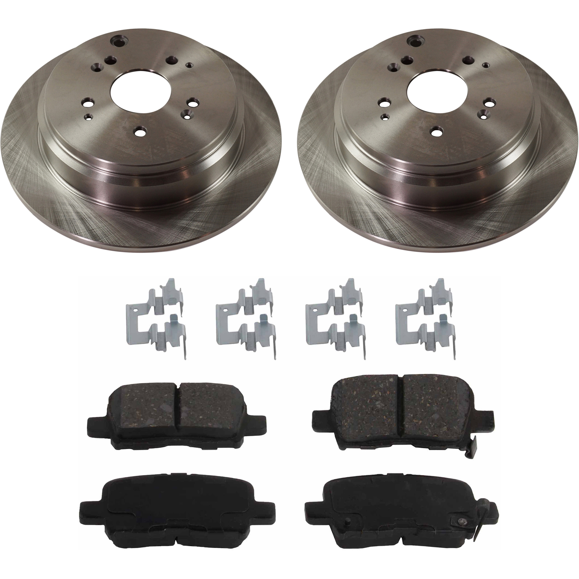 AM ODYSSEY 02-04 REAR BRAKE DISC AND PAD KIT 4 pc Kit SKU KIT 080621-791 OEM 42510S0XA00-43022S0XA00-43022S
