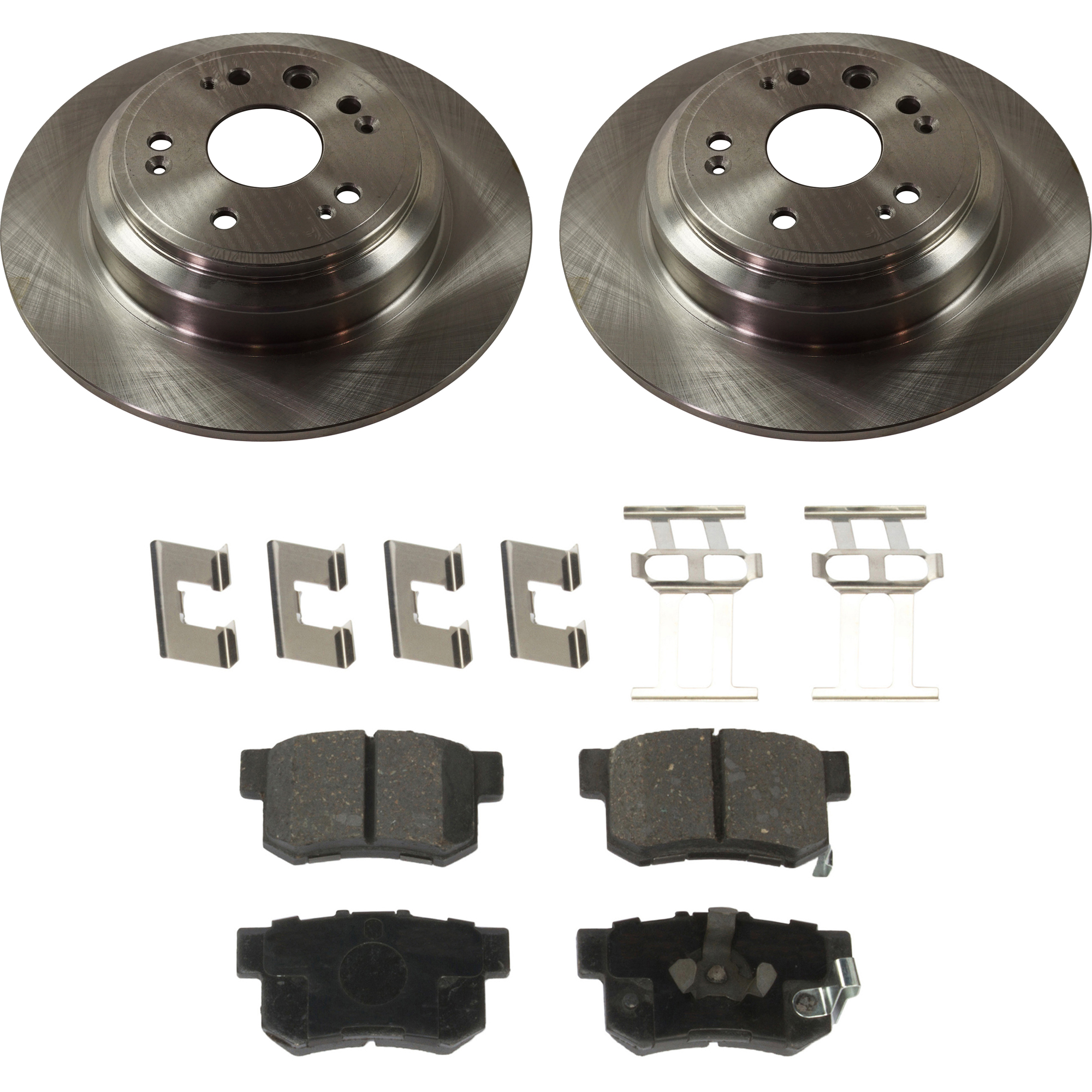AM ACCORD CROSSTOUR 10-11 CROSSTOUR 12-15 REAR BRAKE DISC AND PAD KIT 4 pc kit SKU KIT 080621-795 OEM 31585-44693-0833463-850248-886