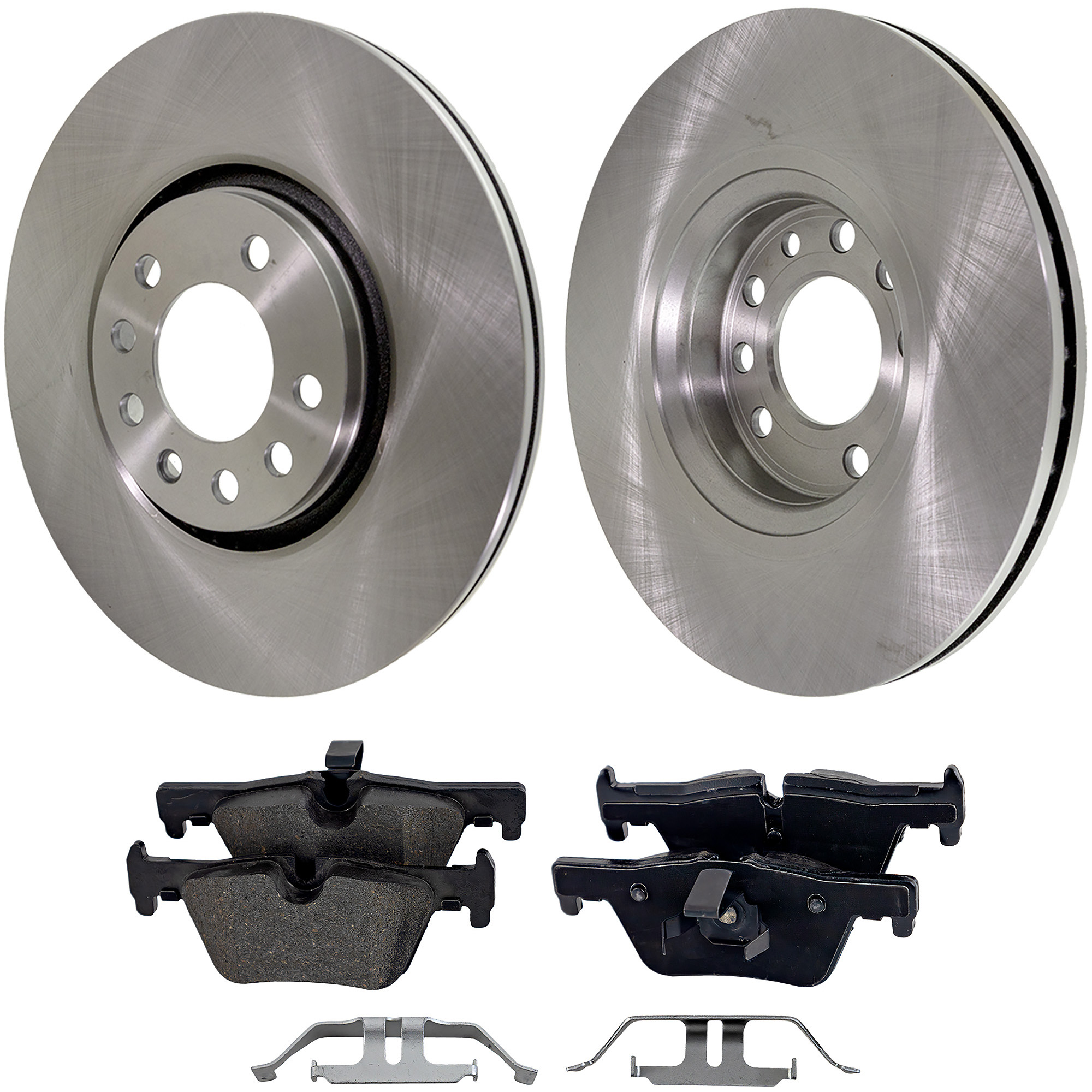 AM 3 SERIES 16-18-2 SERIES 16-21 REAR BRAKE DISC AND PAD KIT 4 pc kit SKU KIT 080621-841 OEM 15705-850402-12134143-60031111