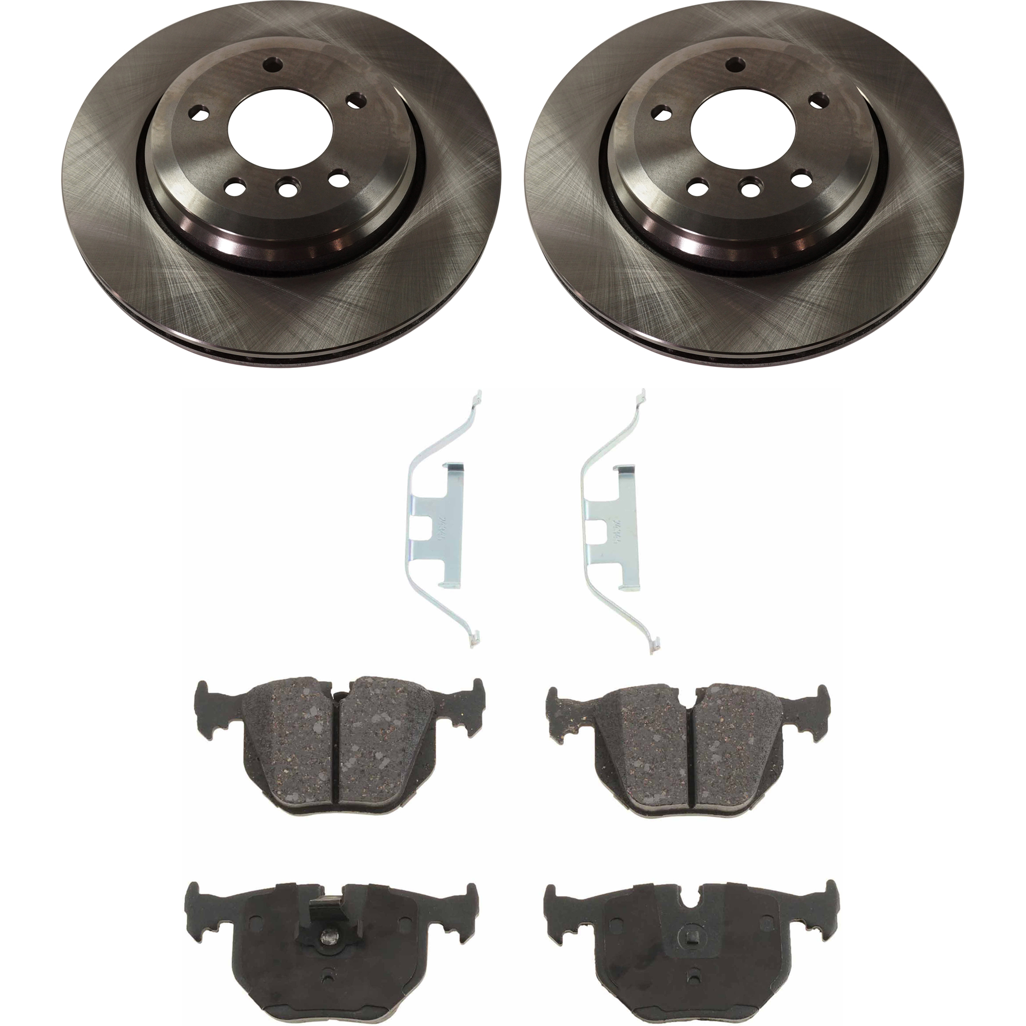 AM 3 SERIES 01-06 REAR BRAKE DISC AND PAD KIT 2 Wheel Set SKU KIT 080621-856 OEM 3-420-116-607-334-210-000-000-000-000