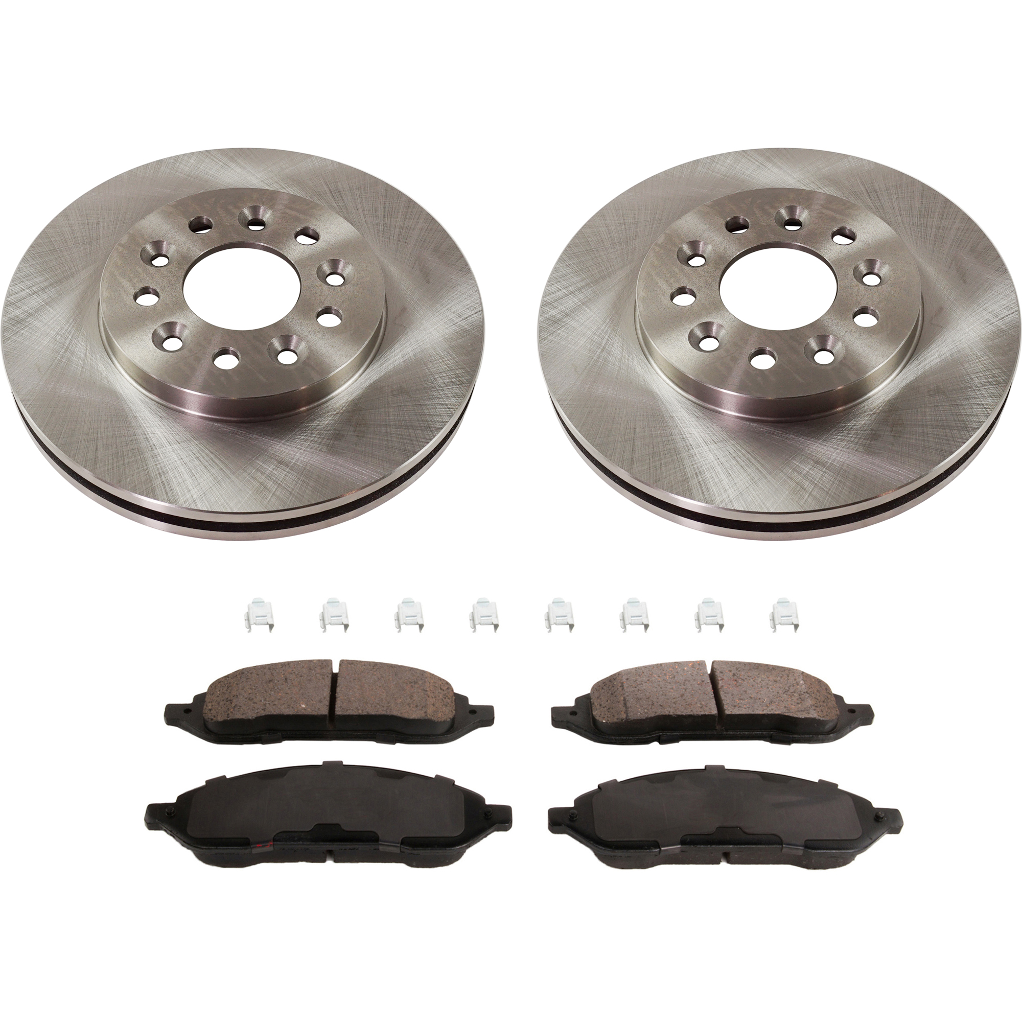 AM FREESTAR MONTEREY 04-07 FRONT BRAKE DISC AND PAD KIT 4 pc kit SKU KIT 080621-919 OEM 3F2Z1125AA 6F2Z1125A 3F2Z2001S