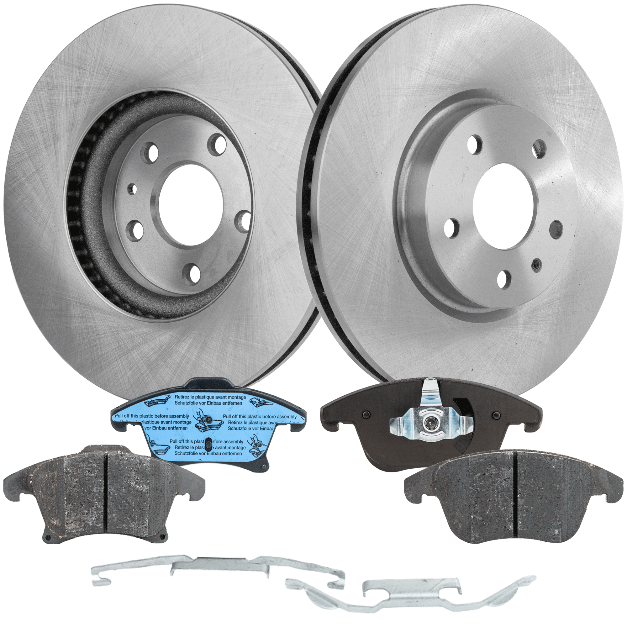 AM FUSION 13-20 FRONT BRAKE DISC AND PAD KIT 4 pc kit SKU KIT 080621-922 OEM DG9Z1125A DG9C1125AC 5202199 D