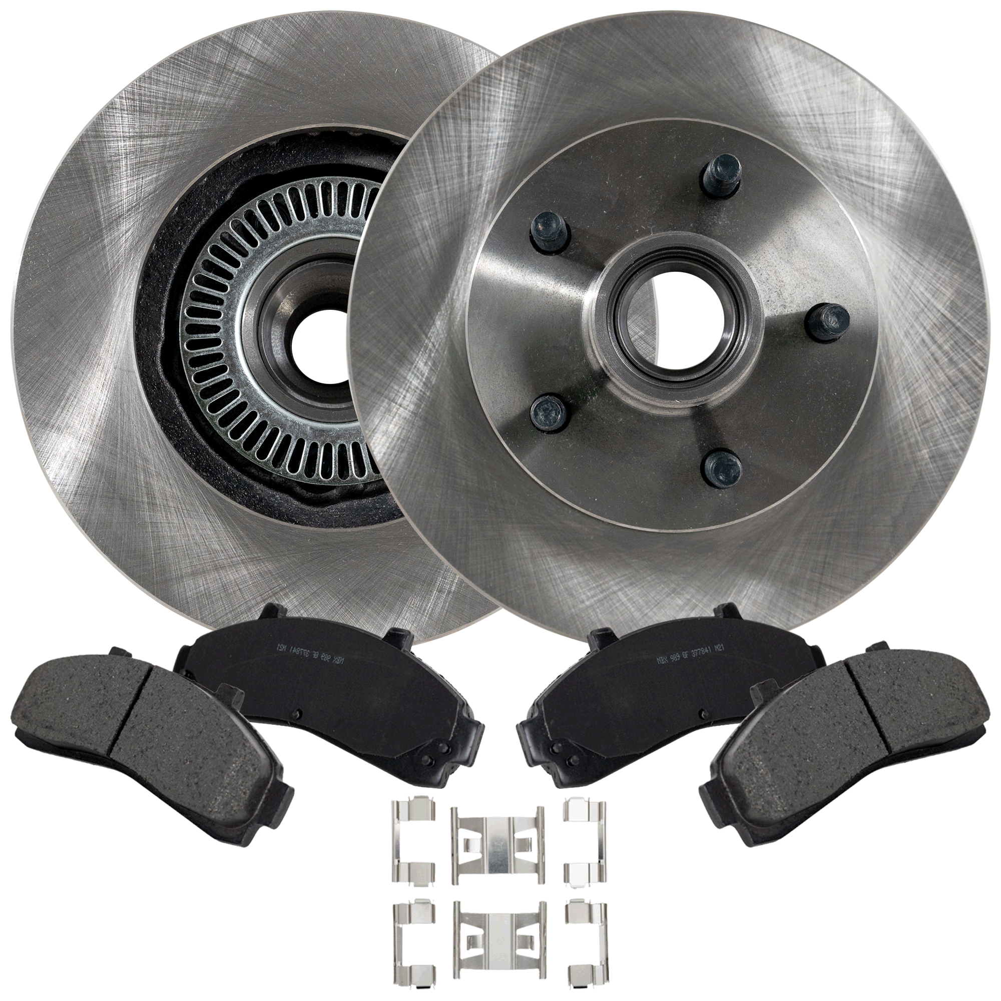 AM RANGER 95-97 FRONT BRAKE DISC AND PAD KIT 4 pc Kit SKU KIT 080621-940 OEM 19900-27072-54019-65890-66557