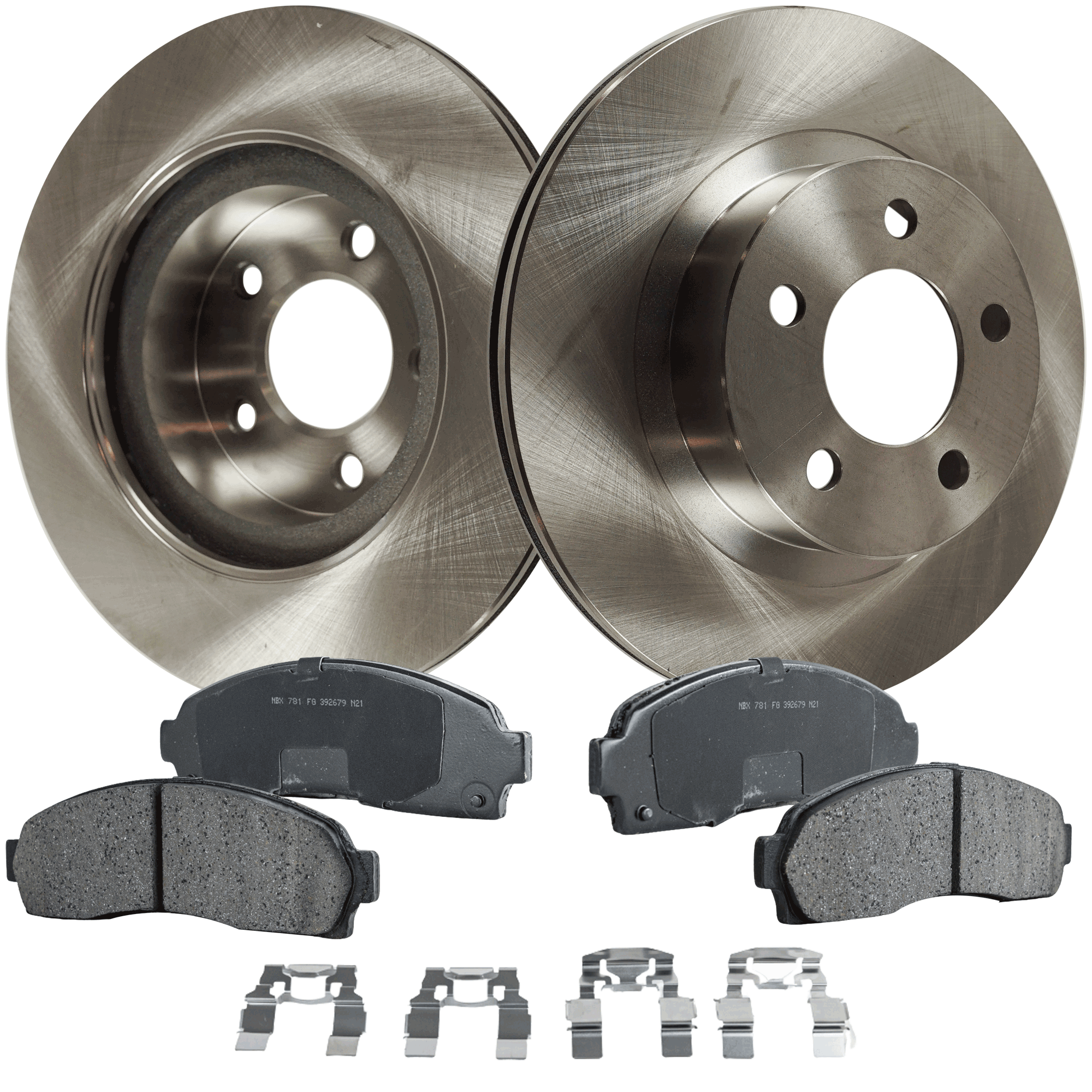 AM EXPLORER SPORT 02-03 RANGER 03-11 FRONT BRAKE DISC AND PAD KIT 4 pc kit SKU KIT 080621-944 OEM 1L5Z1125AA 3L5Z1125AA 1F604928
