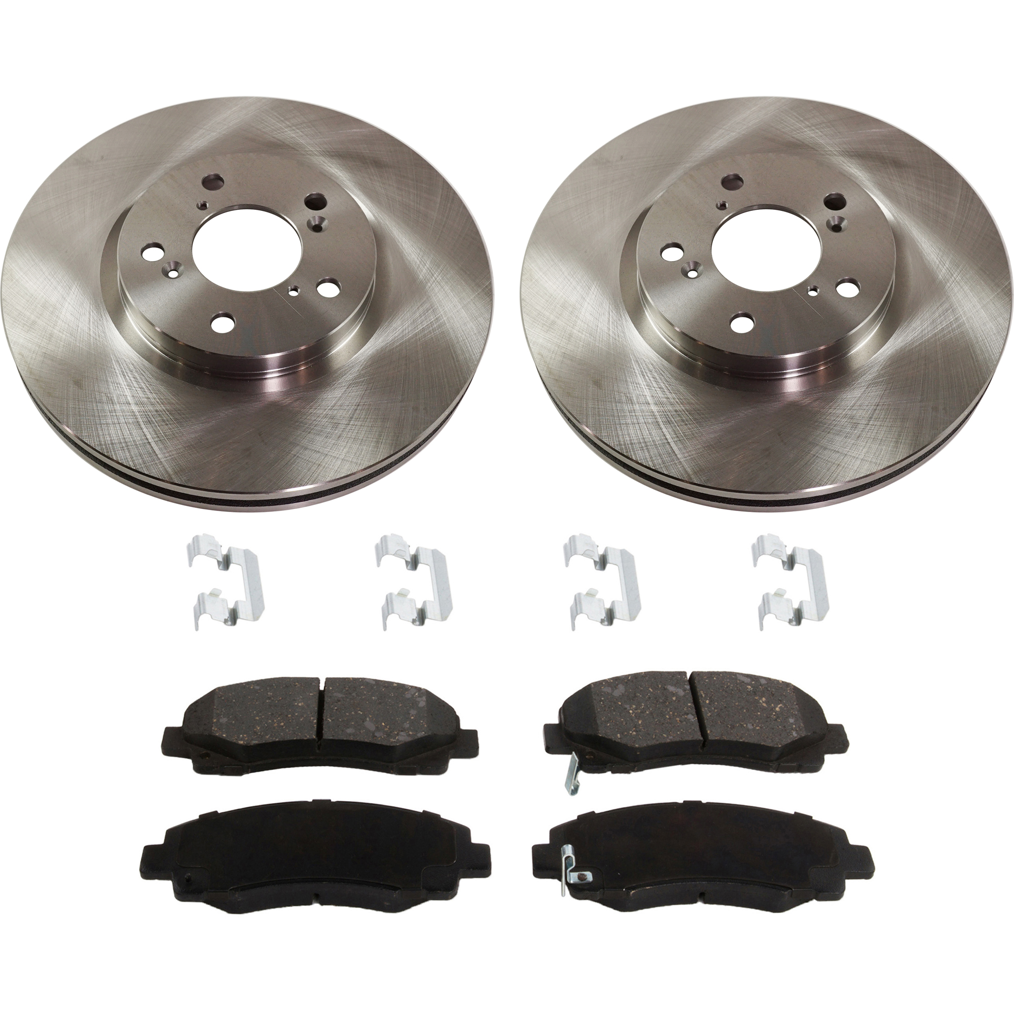 AM RIDGELINE 06-11 FRONT BRAKE DISC AND PAD KIT 4 pc kit SKU KIT 080621-967 OEM 45251SJCA50-45022SJCA00-45022S