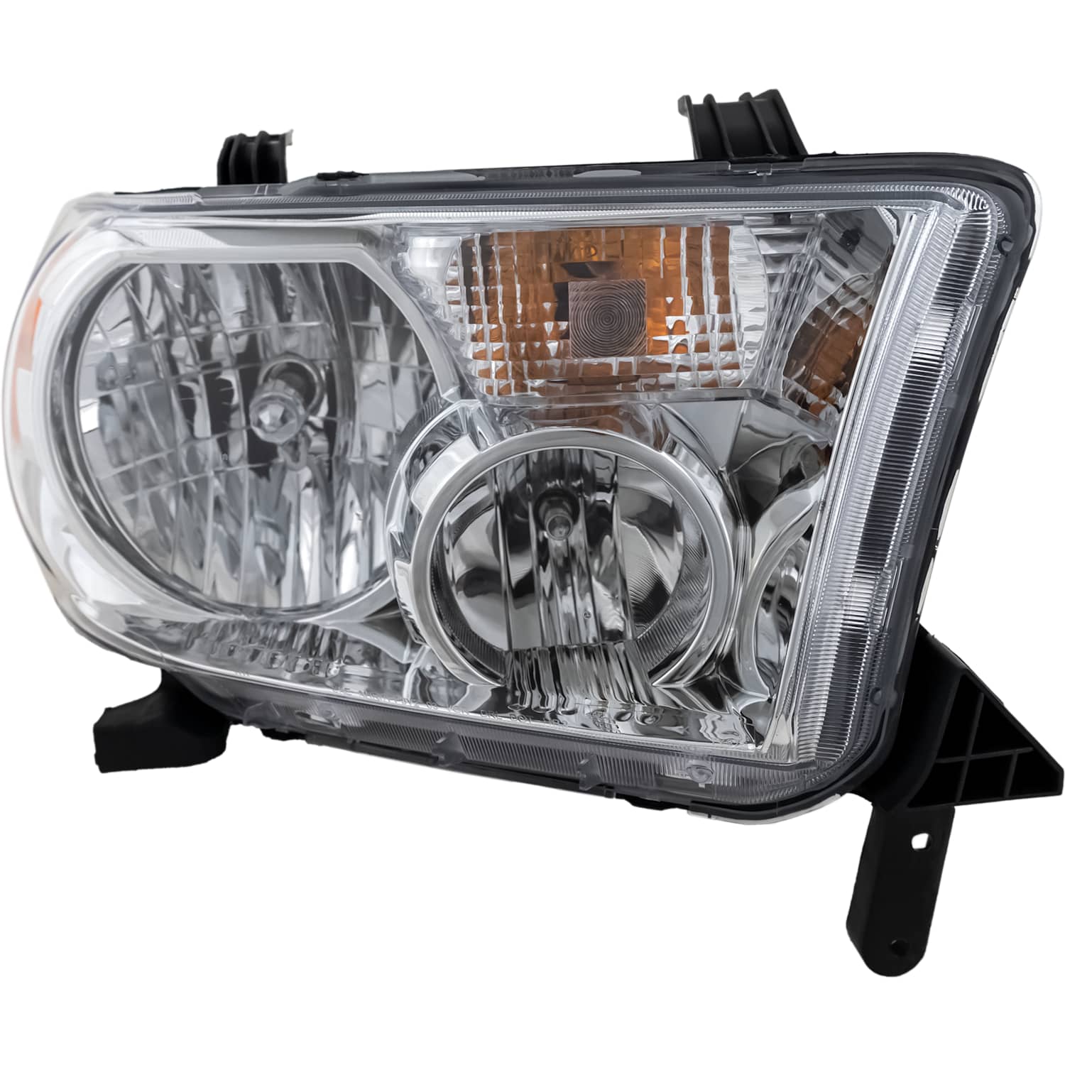 AM SEQUOIA 08-17 TUNDRA 07-13 HEAD LAMP RH AND LH Assembly Halogen w o leveling system 4 pc Kit with Headlight Filler SKU KIT 080624-05 Partslink TO2502171 TO2503171 TO1243100 TO1242100 OEM 811100C051-811500C051-539310C9