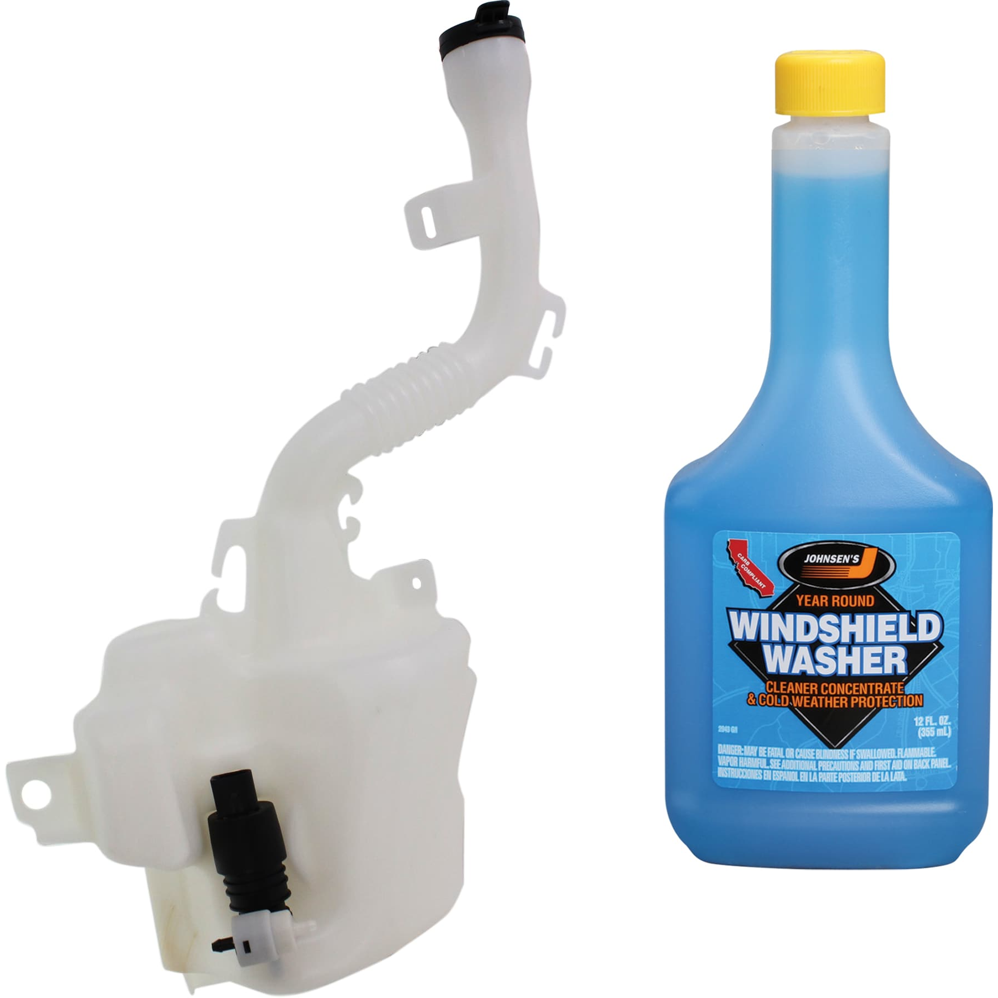 AM EQUINOX TERRAIN 10-15 WASHER RESERVOIR AND FLUID KIT 2 pc kit includes Washer Fluid Concentrate SKU KIT 080725-173