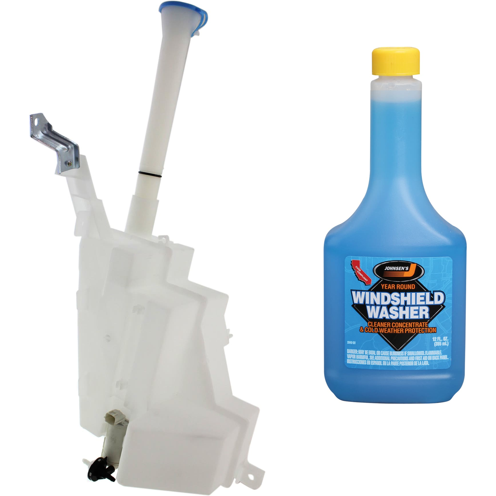 AM QUEST 04-09 WASHER RESERVOIR AND FLUID KIT 2 pc kit includes Washer Fluid Concentrate SKU KIT 080725-176