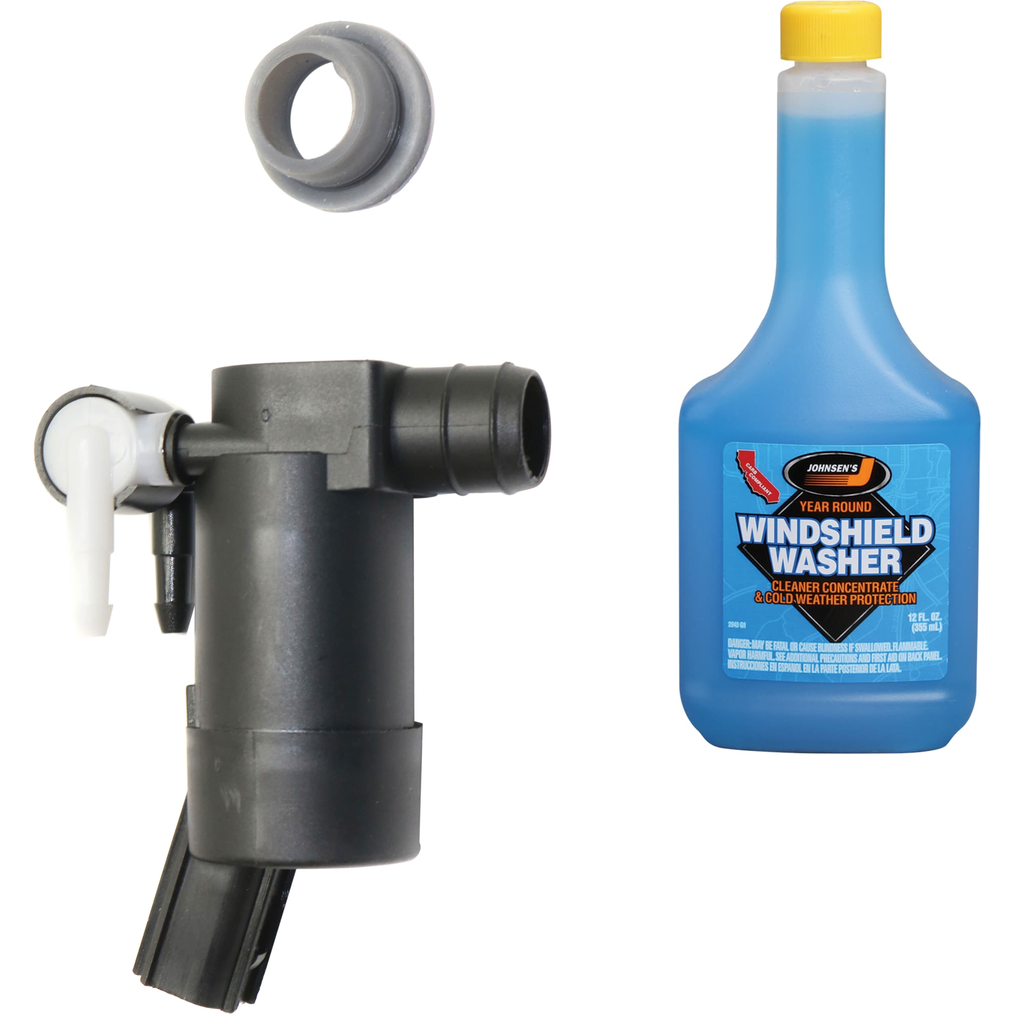 AM V70-01-10 C30-08-13 XC70-03-16 WASHER PUMP AND FLUID KIT 2 pc kit includes Washer Fluid Concentrate SKU KIT 080725-18