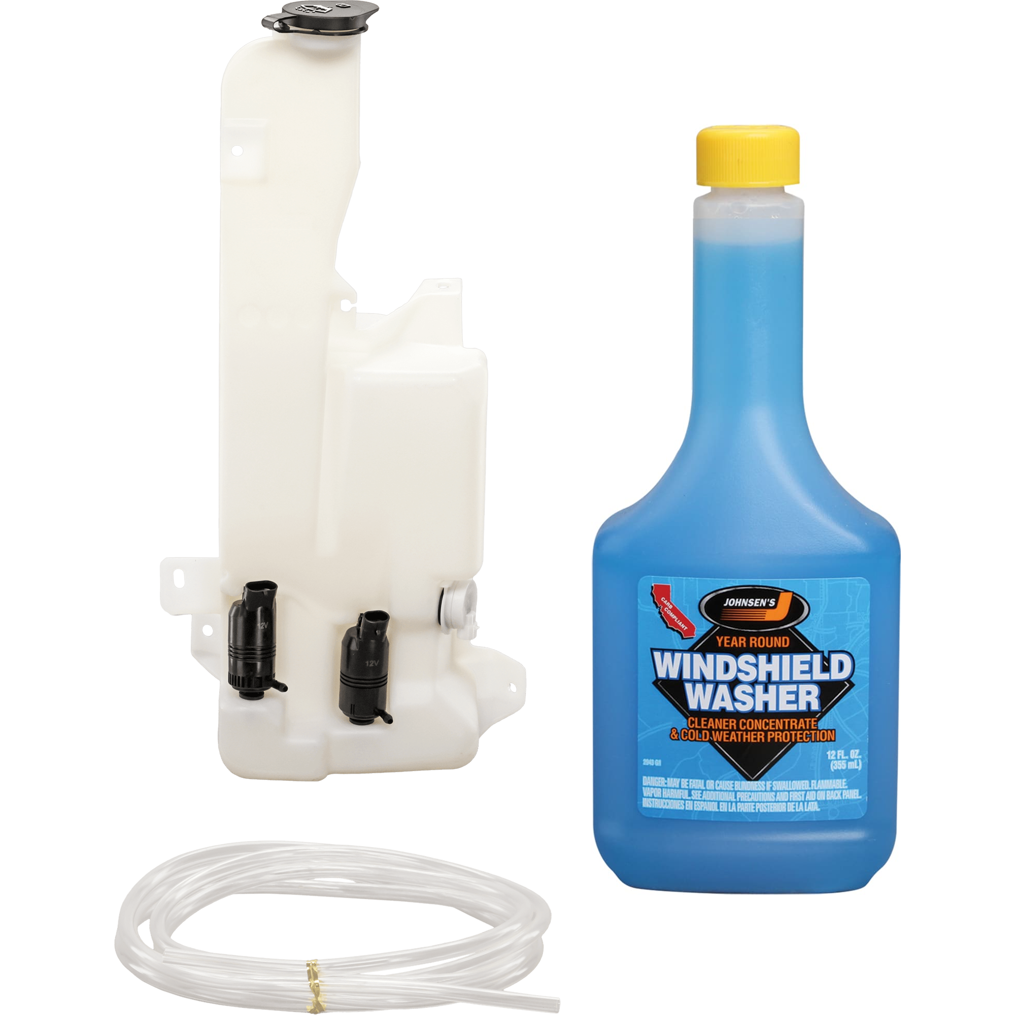 AM TAHOE 00-06 WASHER RESERVOIR AND FLUID KIT 2 pc kit includes Washer Fluid Concentrate SKU KIT 080725-197