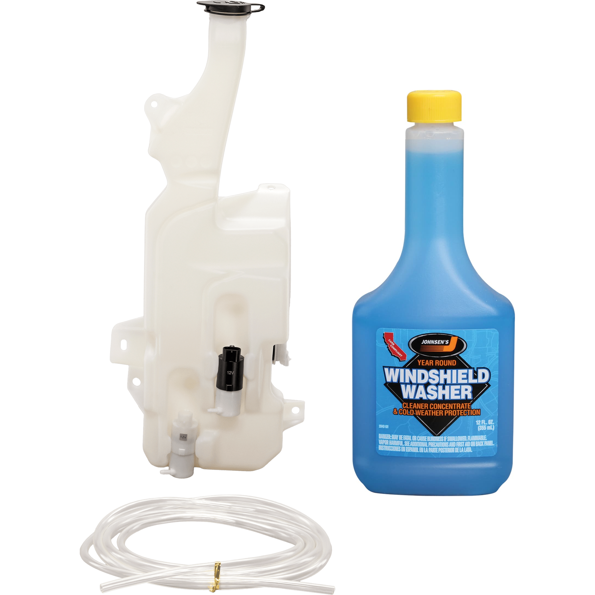 AM ESCALADE SUBURBAN YUKON 07-14 WASHER RESERVOIR AND FLUID KIT 2 pc kit includes Washer Fluid Concentrate SKU KIT 080725-217