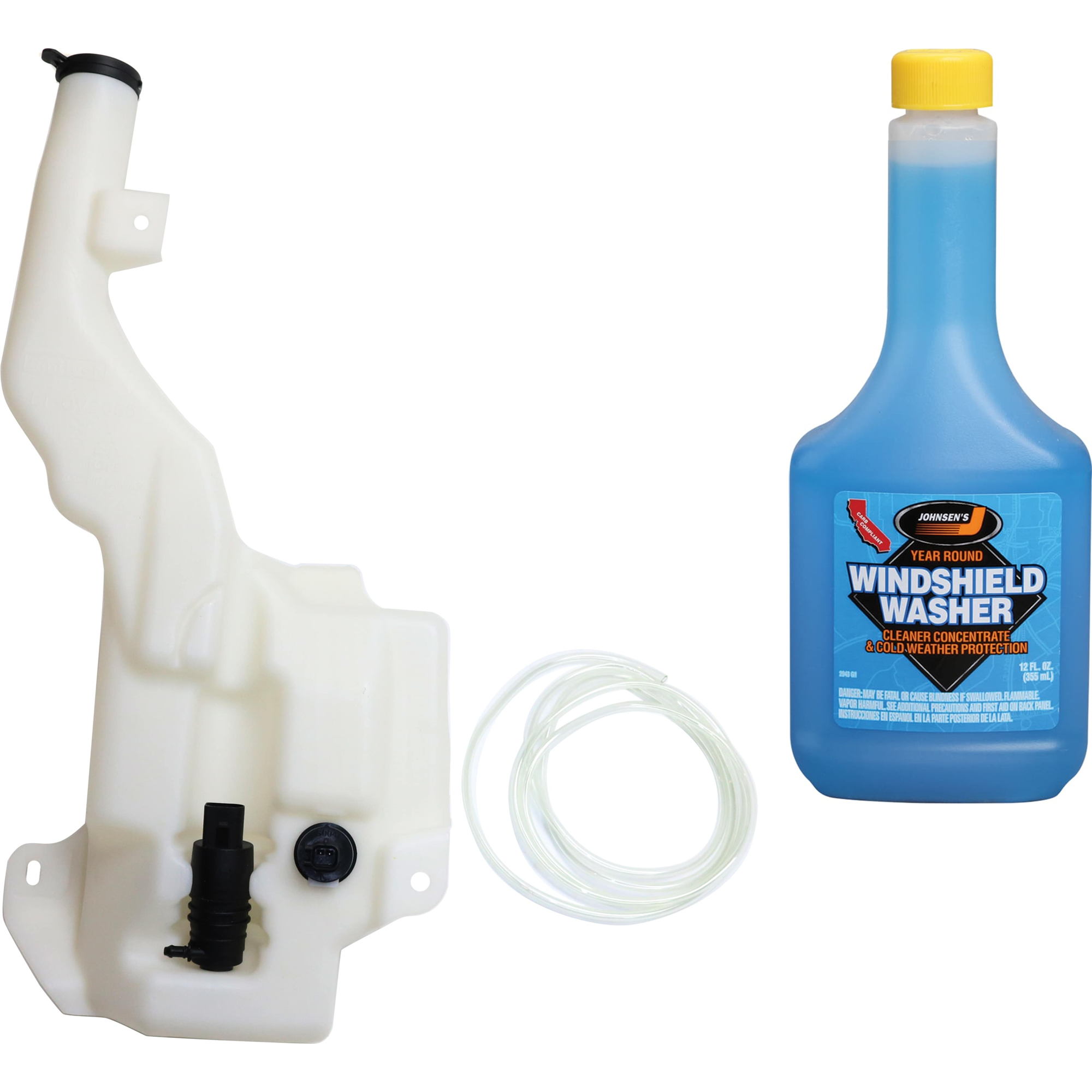 AM SILVERADO SIERRA 1500-14-15-2500 HD 3500 HD 15-15 WASHER RESERVOIR AND FLUID KIT 2 pc kit includes Washer Fluid Concentrate SKU KIT 080725-321