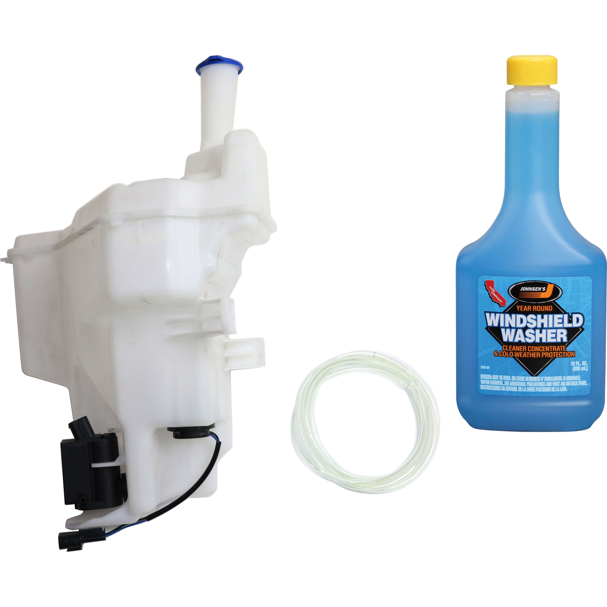 AM ELANTRA GT 13-17 WASHER RESERVOIR AND FLUID KIT 2 pc kit includes Washer Fluid Concentrate SKU KIT 080725-336