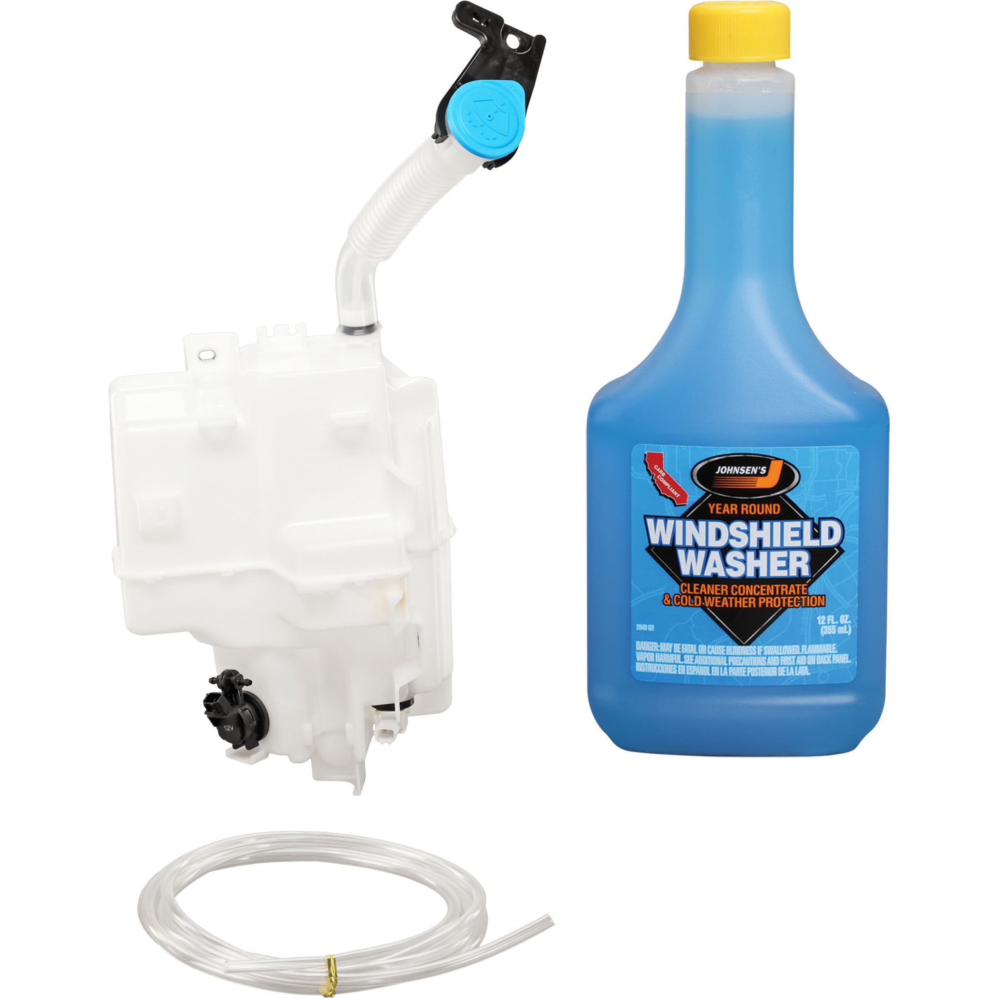 AM CX 5-13-24 WASHER RESERVOIR AND FLUID KIT 2 pc kit includes Washer Fluid Concentrate SKU KIT 080725-405