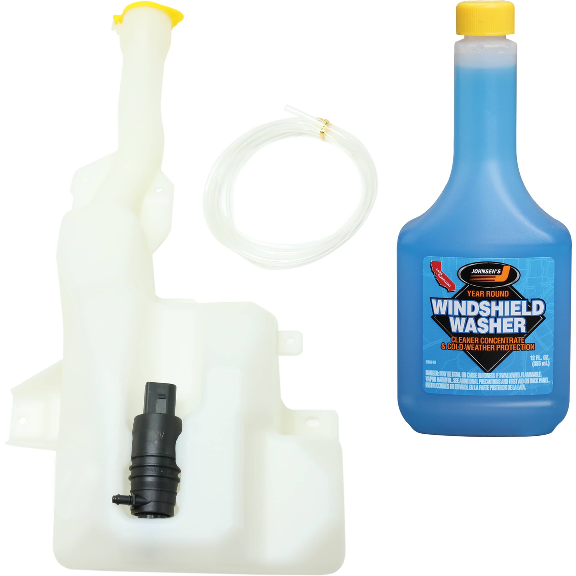 AM MUSTANG 15-17 WASHER RESERVOIR AND FLUID KIT 2 pc kit includes Washer Fluid Concentrate SKU KIT 080725-406