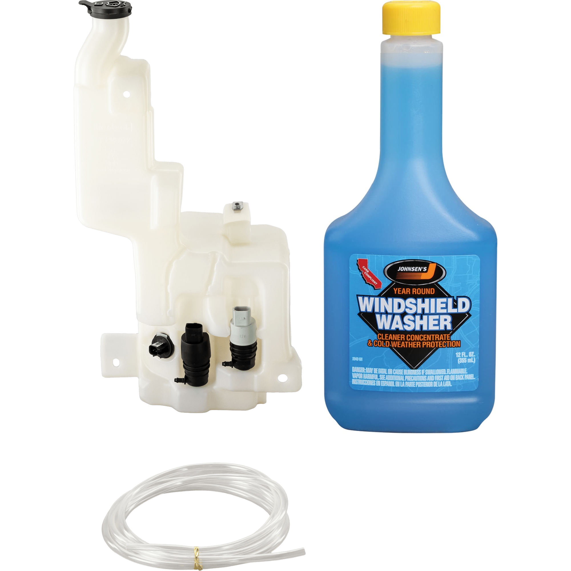 AM ESCALADE SUBURBAN YUKON 15-20 WASHER RESERVOIR AND FLUID KIT 2 pc kit includes Washer Fluid Concentrate SKU KIT 080725-413