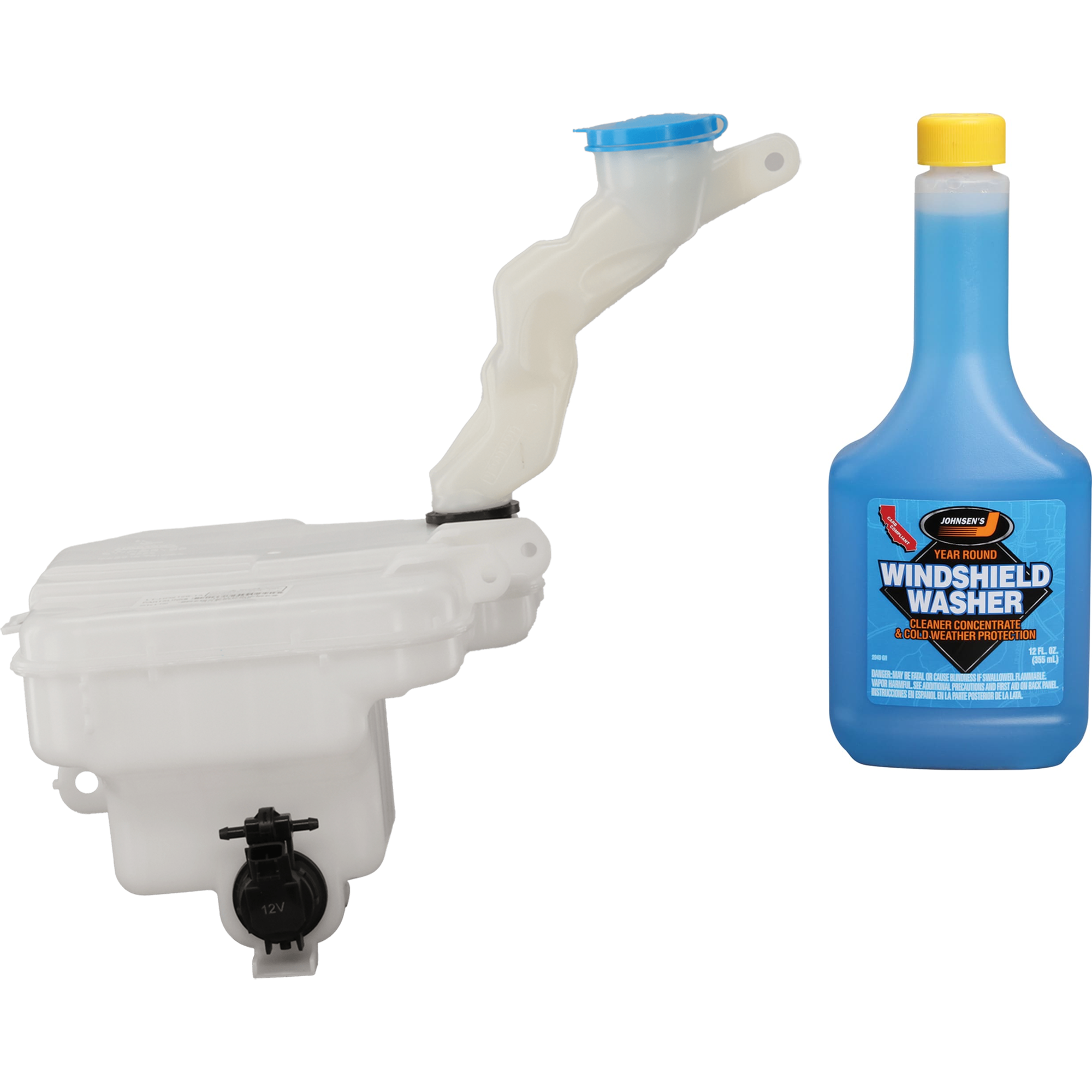 AM FIT 15-20 WASHER RESERVOIR AND FLUID KIT 2 pc kit includes Washer Fluid Concentrate SKU KIT 080725-422