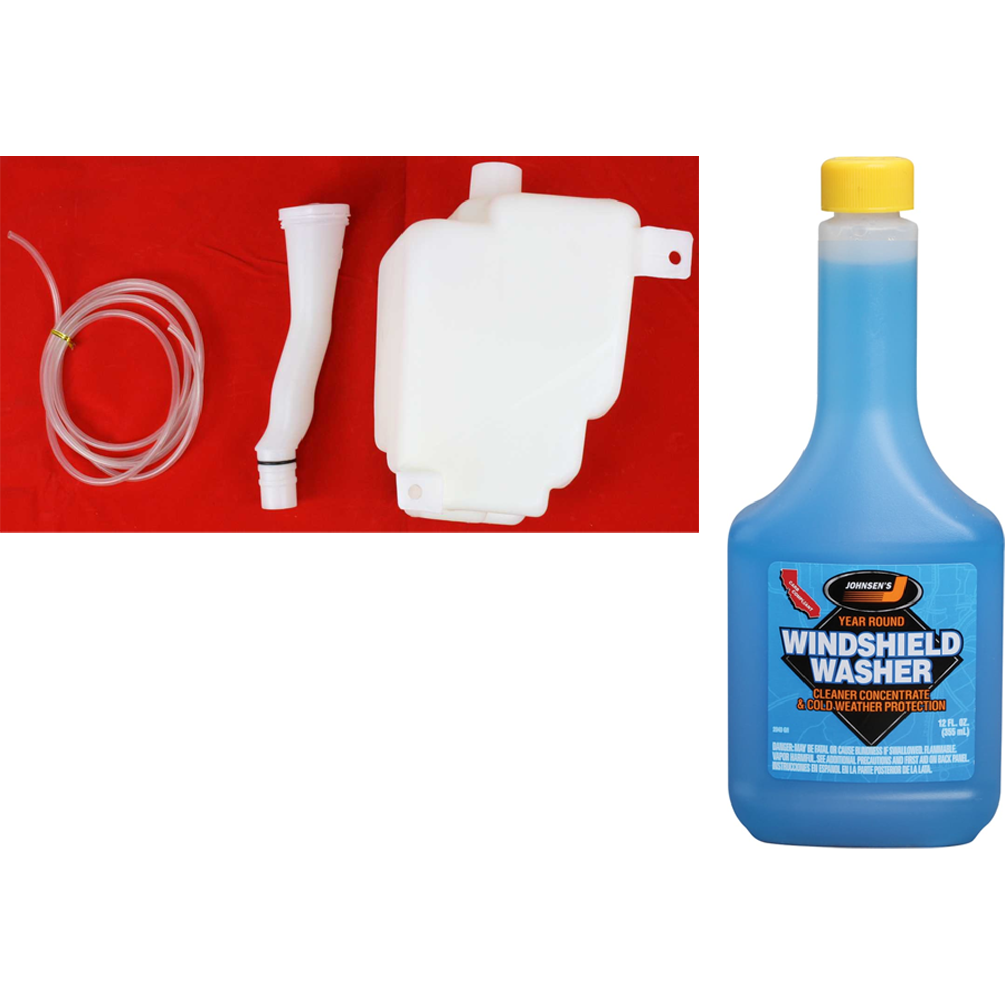AM PROTEGE 99-01 WASHER RESERVOIR AND FLUID KIT 2 pc kit includes Washer Fluid Concentrate SKU KIT 080725-64