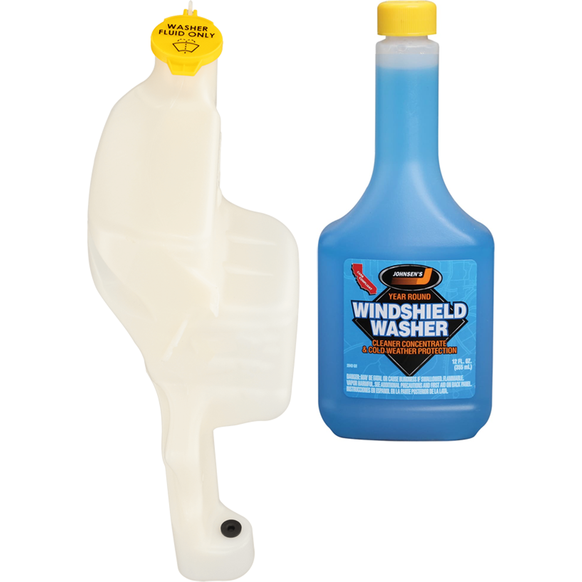 AM COMPASS 07-10 PATRIOT 07-17 WASHER RESERVOIR AND FLUID KIT 2 pc kit includes Washer Fluid Concentrate SKU KIT 080725-95