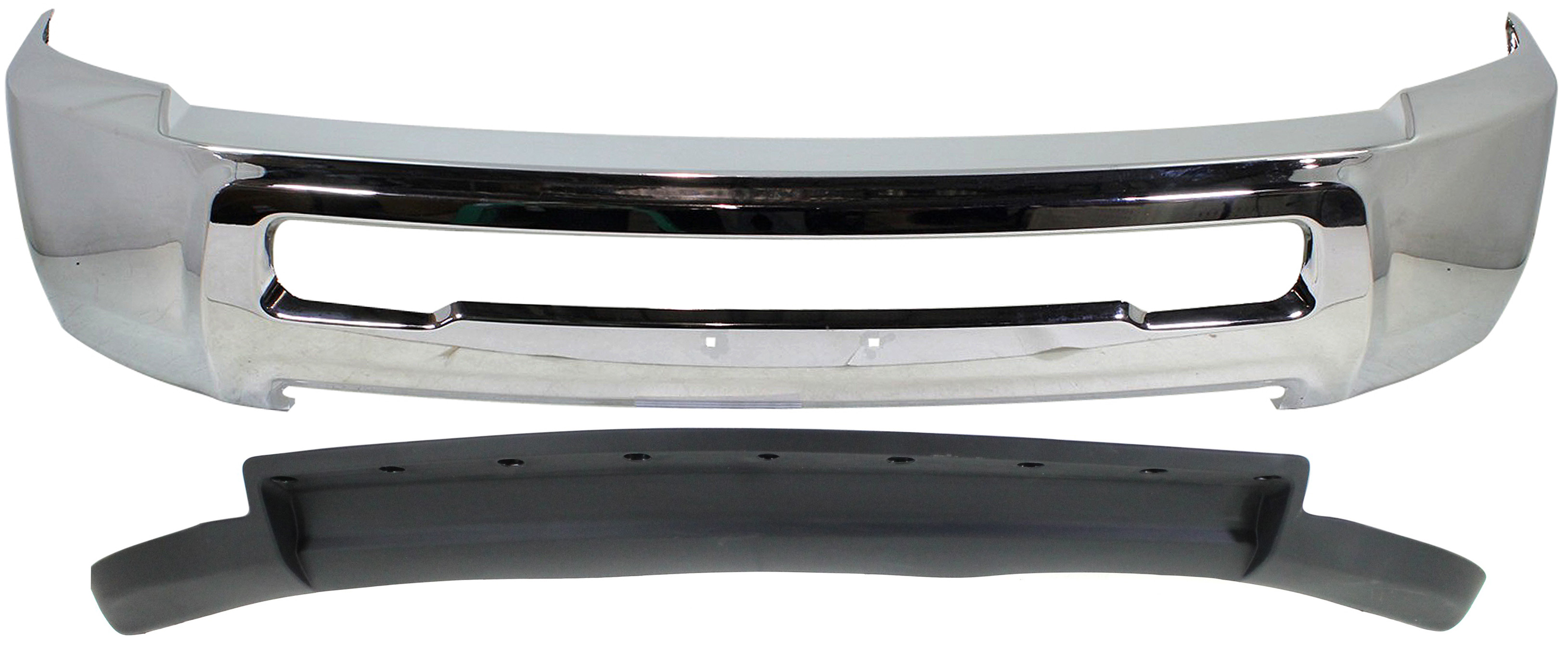 AM RAM FULL SIZE P U 10-13 FRONT BUMPER 2 pc Kit with Air Dam SKU KIT 080817-108 Partslink CH1002391 CH1090140 OEM 68045699AB 68045707AA