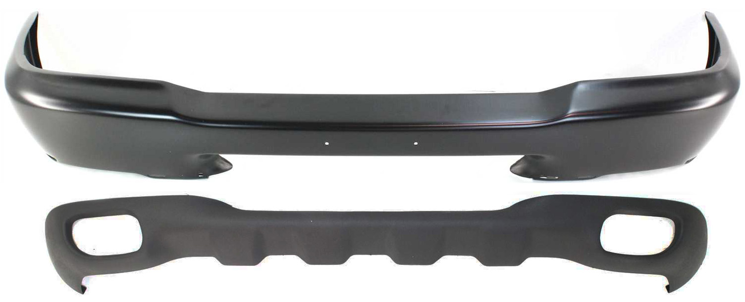AM RANGER 98-00 FRONT BUMPER Paint to Match 2 pc Kit with Valance SKU KIT 080817-117 Partslink FO1002347 FO1095172 OEM YL5Z17757AAA XL5Z17757APTM F87