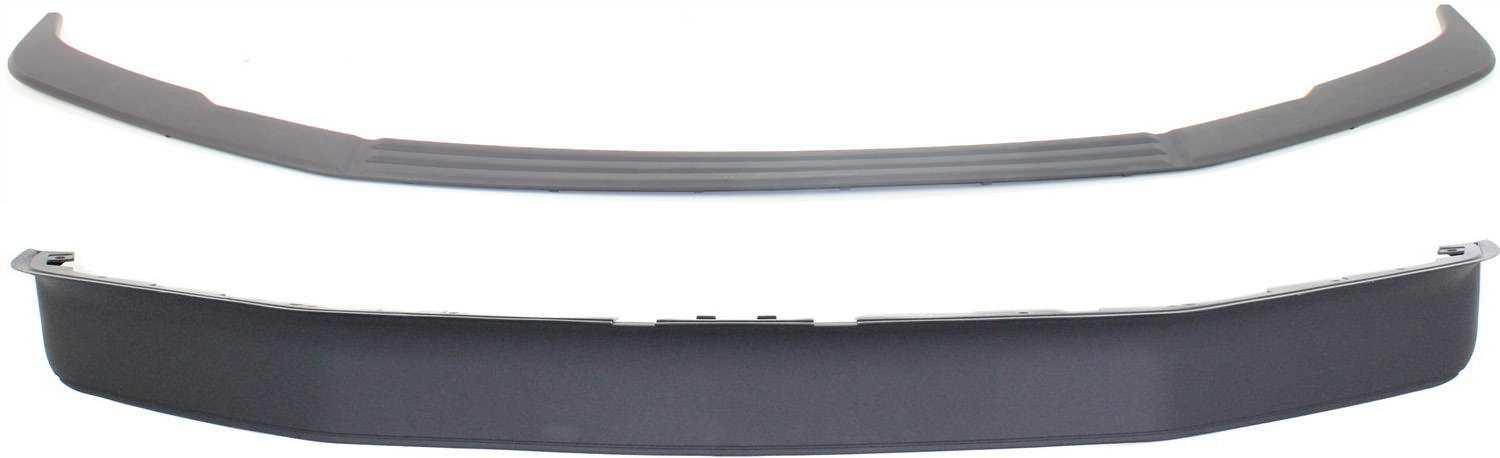 AM F 250 F 350 SUPER DUTY 08-10 FRONT LOWER VALANCE 2 pc Kit with Bumper Trim SKU KIT 080817-122 Partslink FO1093116 FO1044103 OEM 8C3Z17626B 8C3Z17K833AA