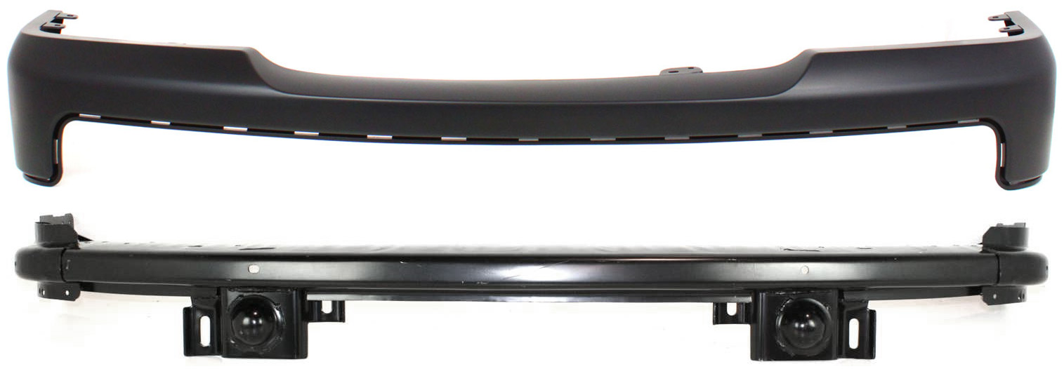 AM RANGER 06-11 FRONT BUMPER COVER 2 pc Kit with Bumper Reinforcement SKU KIT 080817-123 Partslink FO1000608 FO1006249 OEM 6L5Z17D957BAPTM 6L5Z17757AA
