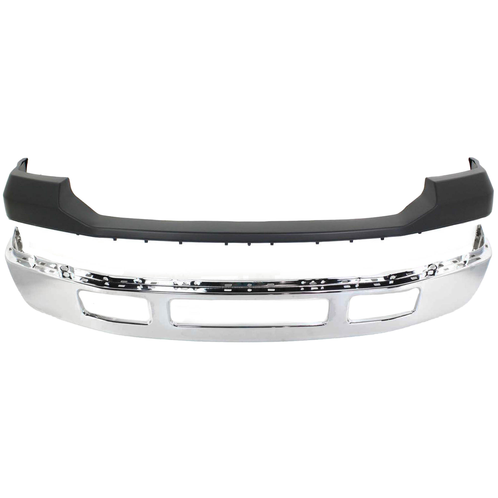 AM F 450 F 550SUPER DUTY 05-07 FRONT BUMPER COVER 2 pc Kit with Bumper SKU KIT 080817-131 Partslink FO1057292 FO1002396 OEM 6C3Z17D957BAPTM 5C3Z17757FA
