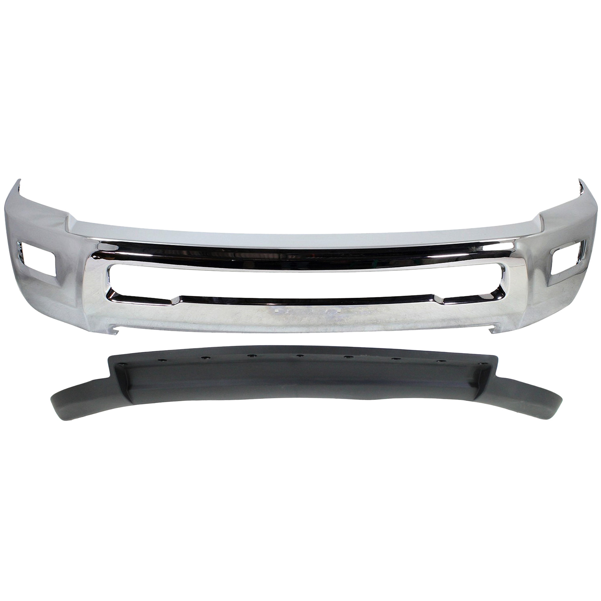 AM RAM FULL SIZE P U 10-13 FRONT BUMPER 2 pc Kit with Air Dam SKU KIT 080817-136 Partslink CH1002390 CH1090140 OEM 68045698AB 68045707AA