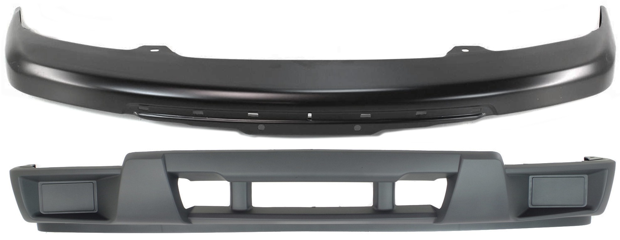 AM COLORADO CANYON 04-12 FRONT BUMPER COVER Upper 2 pc Kit with Bumper SKU KIT 080817-140 Partslink GM1000723 GM1002825 OEM 12335806-19209326 PFM