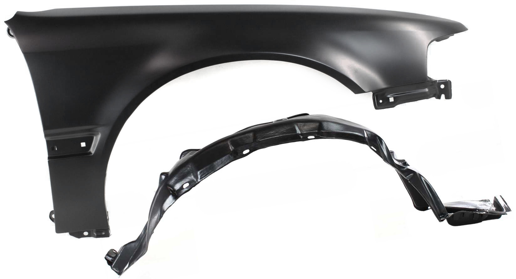 AM ACCORD 90-93 FRONT FENDER RH 2 pc kit with Fender Liner SKU KIT 080817-143 Partslink HO1241109 HO1249101 OEM 60211SM4A01ZZ 74101SM4010