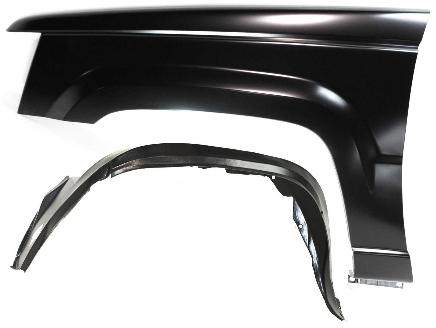 AM GRAND CHEROKEE 93-98 FRONT FENDER LH 2 pc Kit Primed with Fender Liner SKU KIT 080817-151 Partslink CH1240202 CH1250101 OEM 55031835-55295593