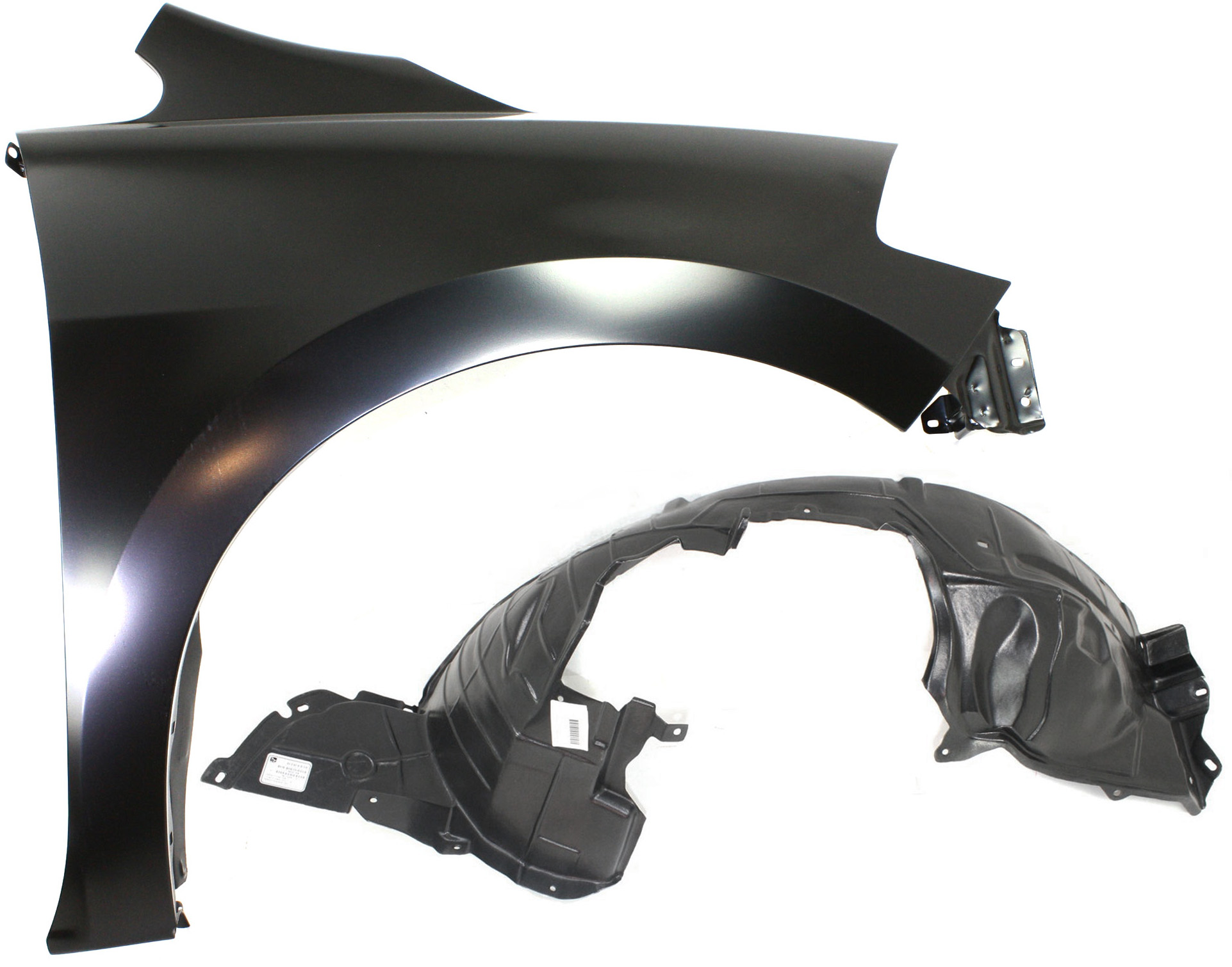 AM VERSA 07-12 FRONT FENDER RH 2 pc Kit Primed with Fender Liner Hatchback Sedan 07-11 SKU KIT 080817-160 Partslink NI1241187 OEM FCA00ZW5MB 638429EL0A PFM