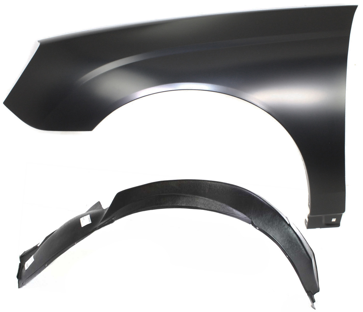 AM MALIBU 04-08 FRONT FENDER LH 2 pc Kit Primed with Fender Liner SKU KIT 080817-162 Partslink GM1240306 GM1248140 OEM 10398518-15882054
