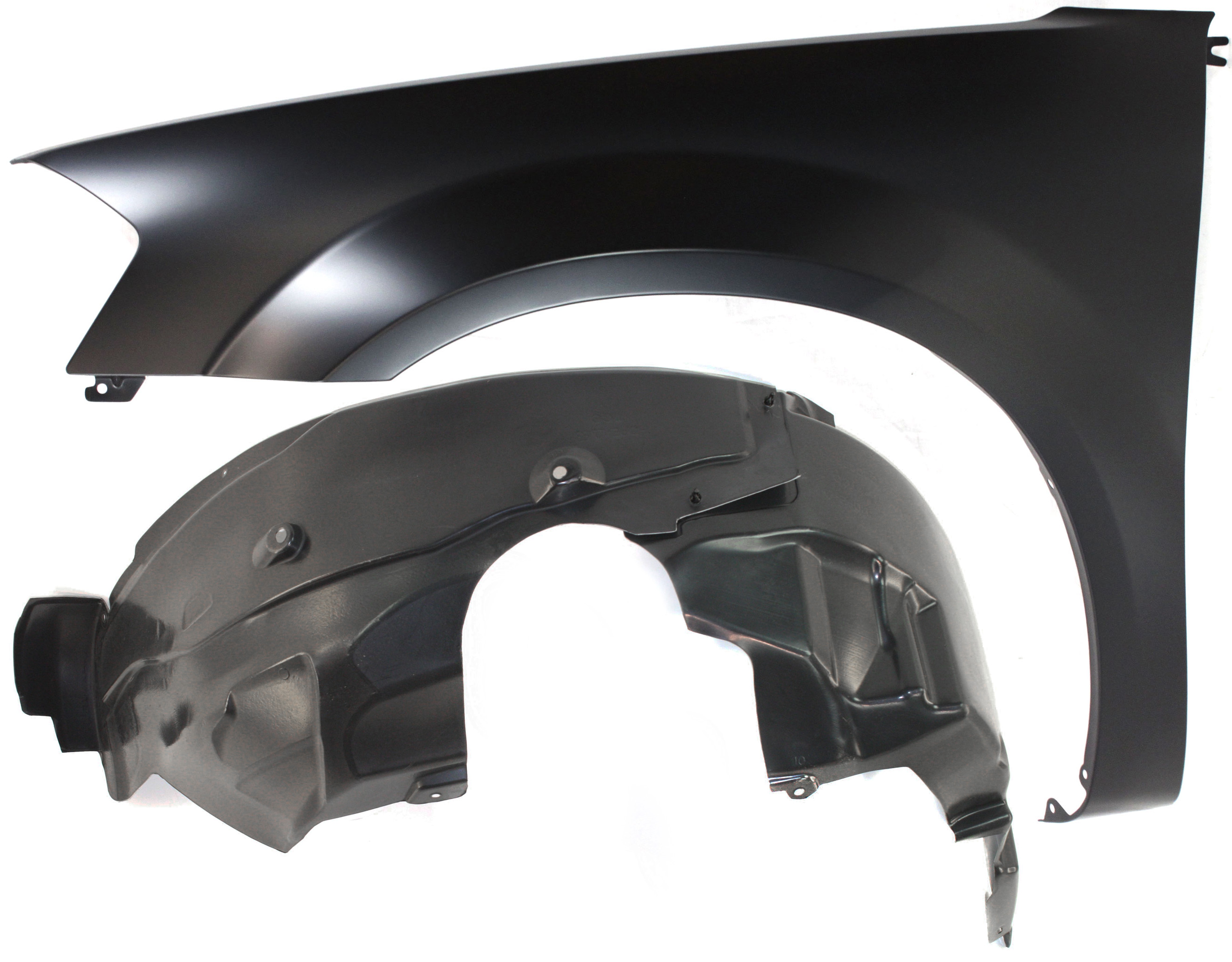 AM AVENGER 08-10 FRONT FENDER LH 2 pc Kit Primed with Fender Liner SKU KIT 080817-167 Partslink CH1240258 OEM 5008903AG 5008915AE PFM