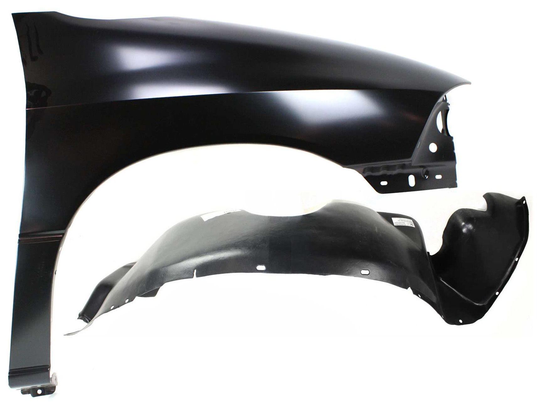 AM WINDSTAR 99-03 FRONT FENDER RH 2 pc Kit Primed with Fender Liner SKU KIT 080817-173 Partslink FO1241203 FO1251120 OEM XF2Z16005AA XF2Z16102AA