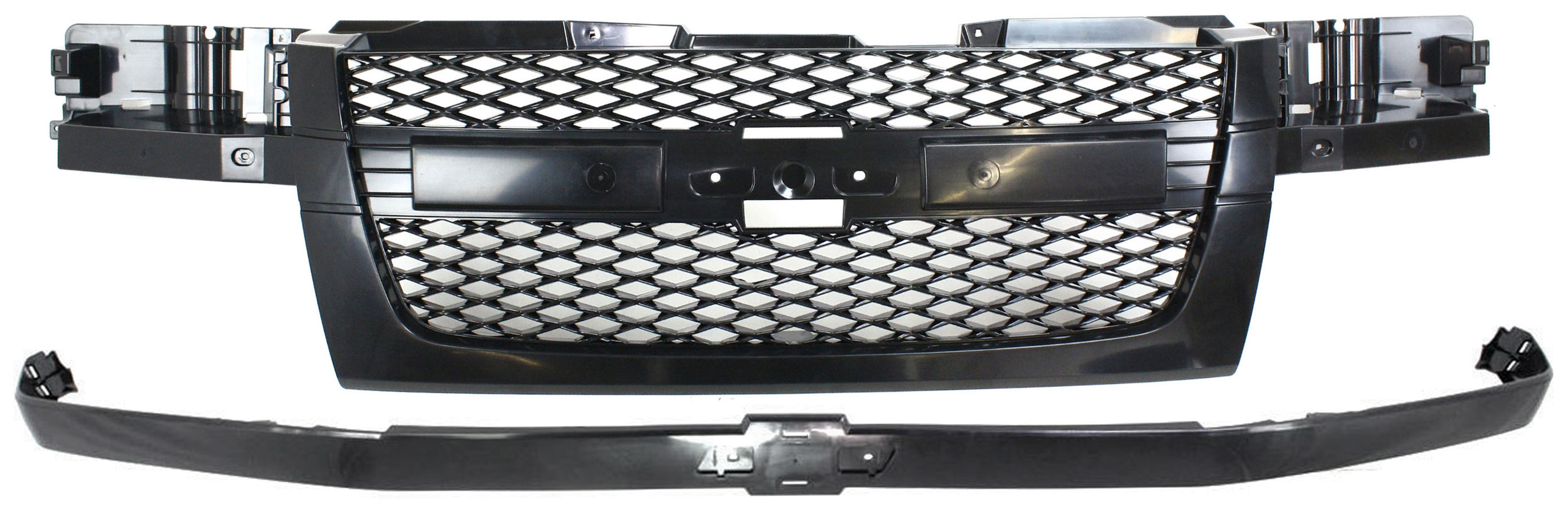 AM COLORADO 04-12 GRILLE 2 pc Kit with Grille Trim SKU KIT 080817-68 Partslink GM1200560 GM1210108 OEM 12335790-12335792