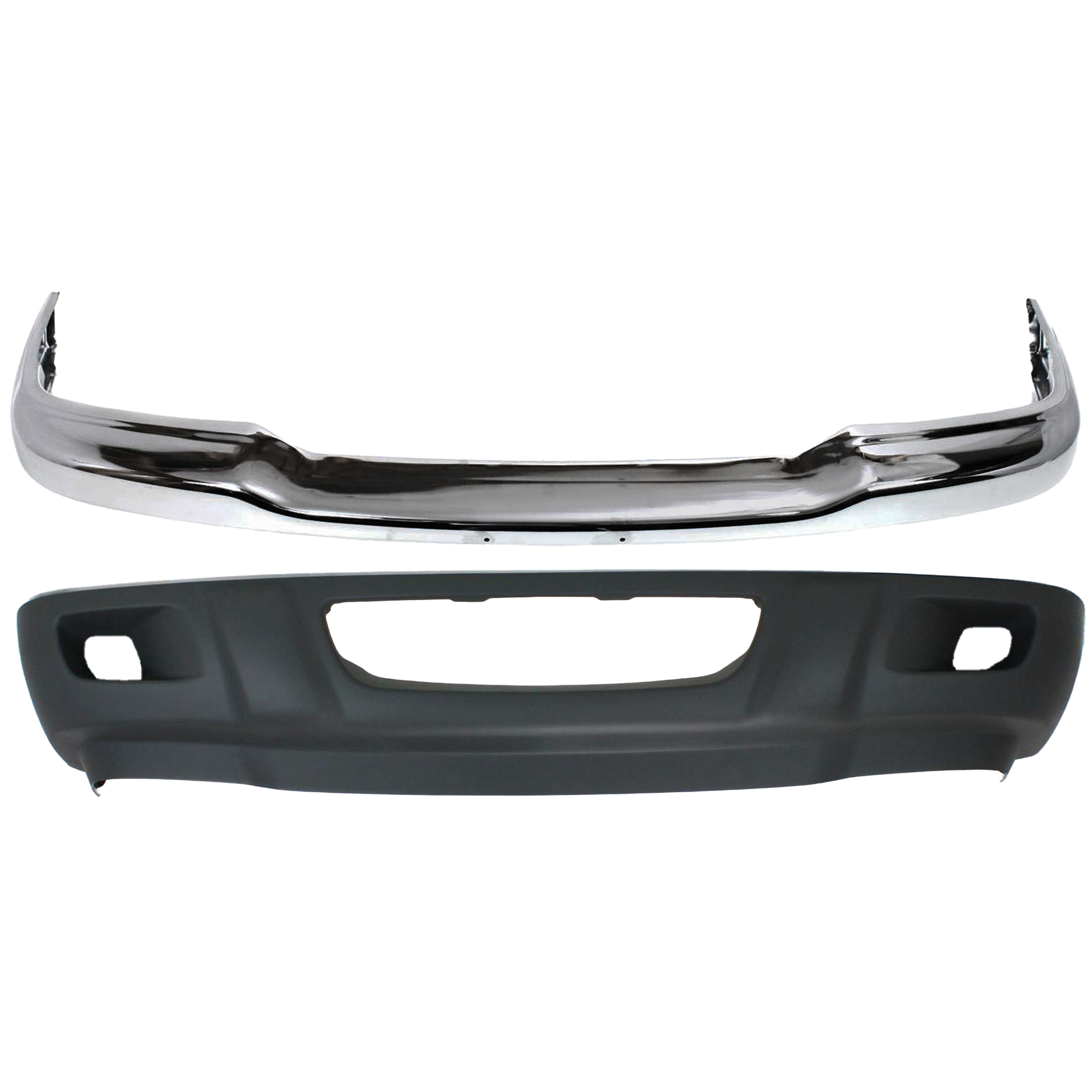 AM RANGER 01-03 FRONT BUMPER 2 pc kit with Valance SKU KIT 080817-95 Partslink FO1002369 FO1095193 OEM 1L5Z17757BA 3L5Z17626HAA