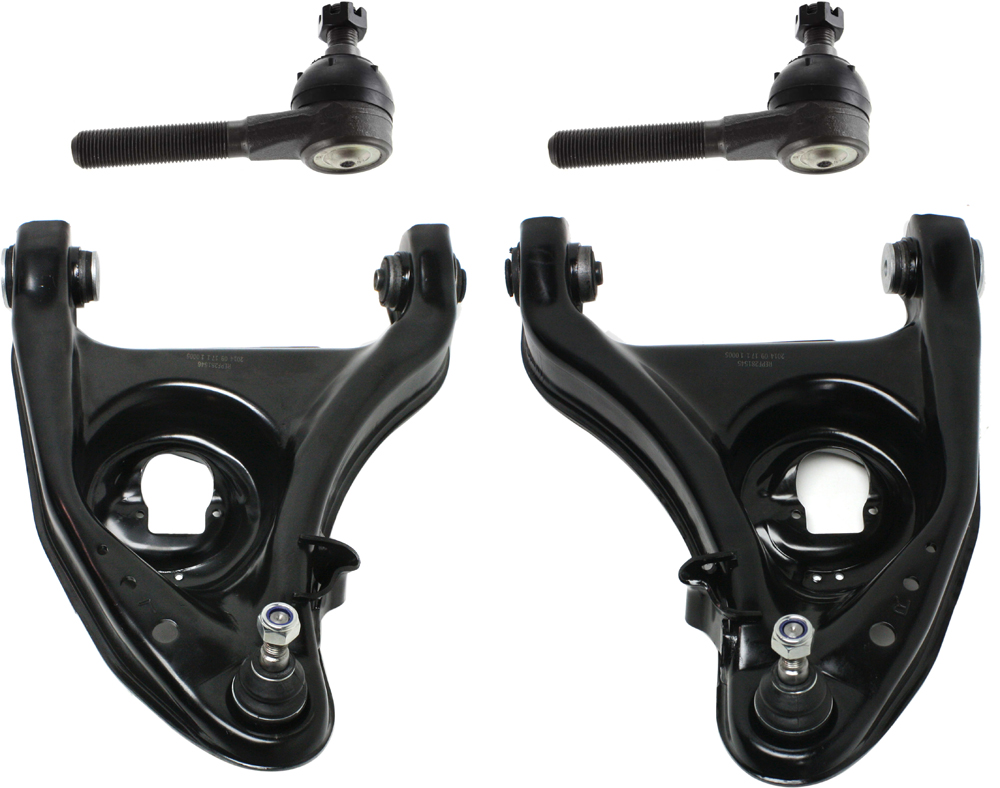 AM GRAND MARQUIS 80-02 TOWN CAR 81-02 FRONT CONTROL ARM KIT RH AND LH Lower 4 pc Kit with Tie Rod End SKU KIT 080818-25 OEM XW1Z3079BA XW1Z3079CA E0AZ3079