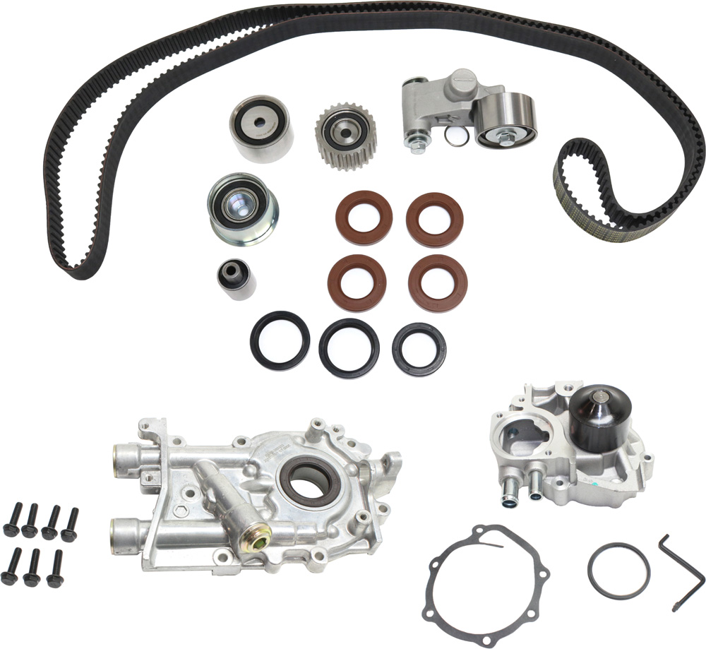 AM IMPREZA 03-07 OUTBACK 07-09 TIMING BELT KIT 3 pc kit with Oil Pump and Water Pump SKU KIT 080917-98 OEM 2523280-95328K1 GTK0328 TB328K